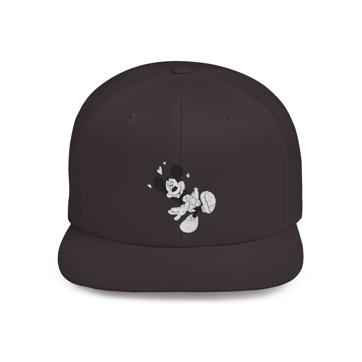 Mickey Mouse Love Flat Bill Snapback – Lightweight, Custom Fit, Premium Quality