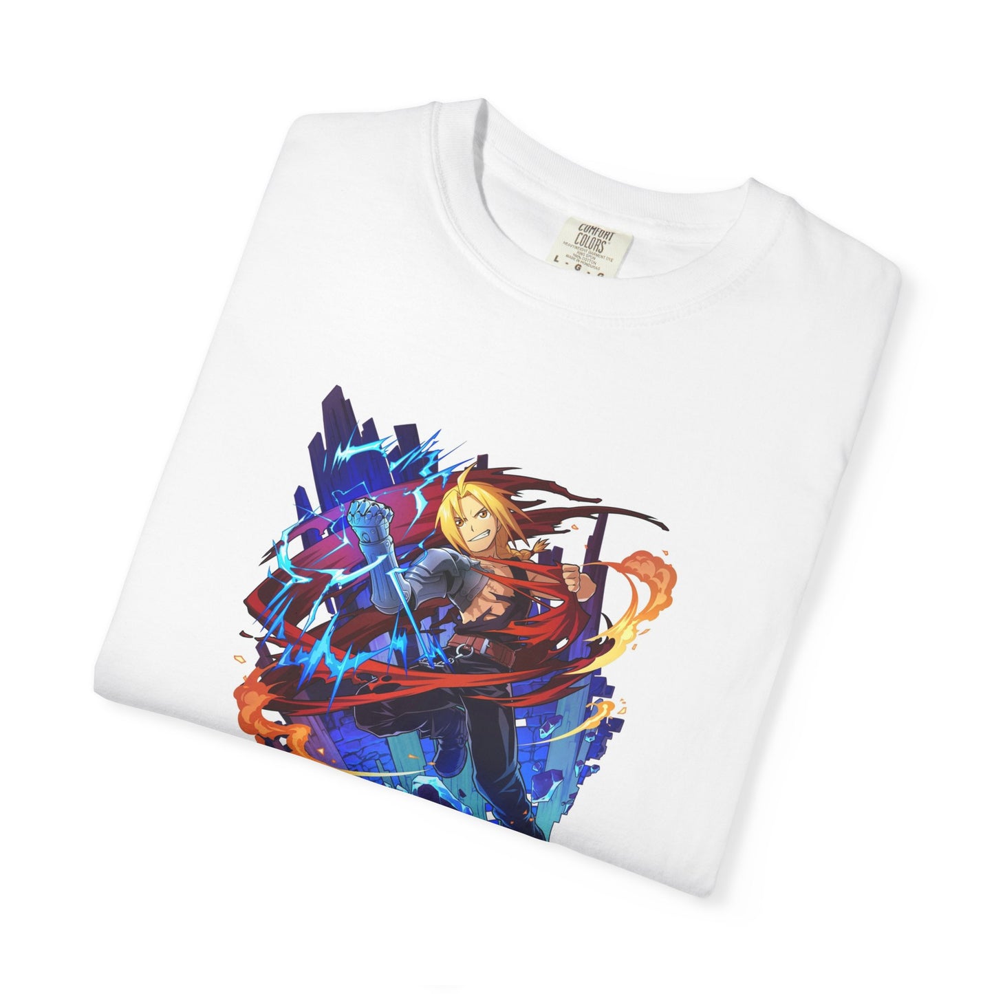 Fullmetal Alchemist Garment-Dyed T-Shirt – Premium Cotton Tee for Customization