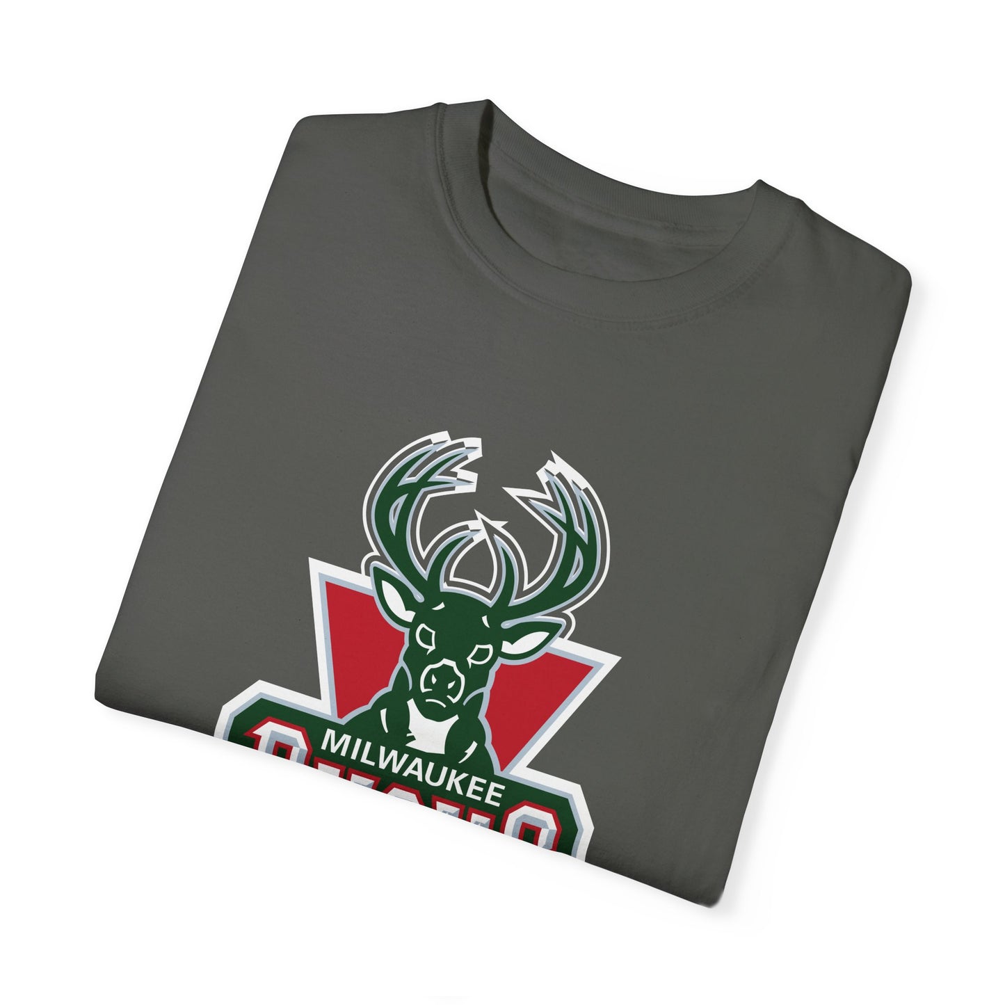 Milwaukee Bucks Hoop Lifestyle Garment-Dyed T-Shirt – Premium Cotton Tee for Customization