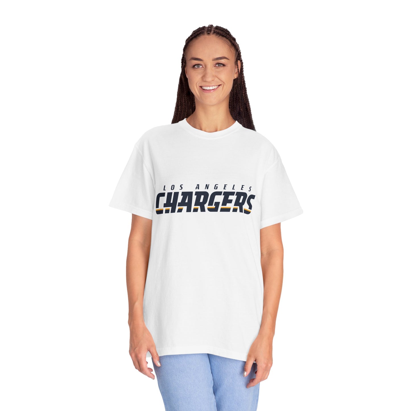 Los Angeles Chargers Gear Garment-Dyed T-Shirt – Premium Cotton Tee for Customization