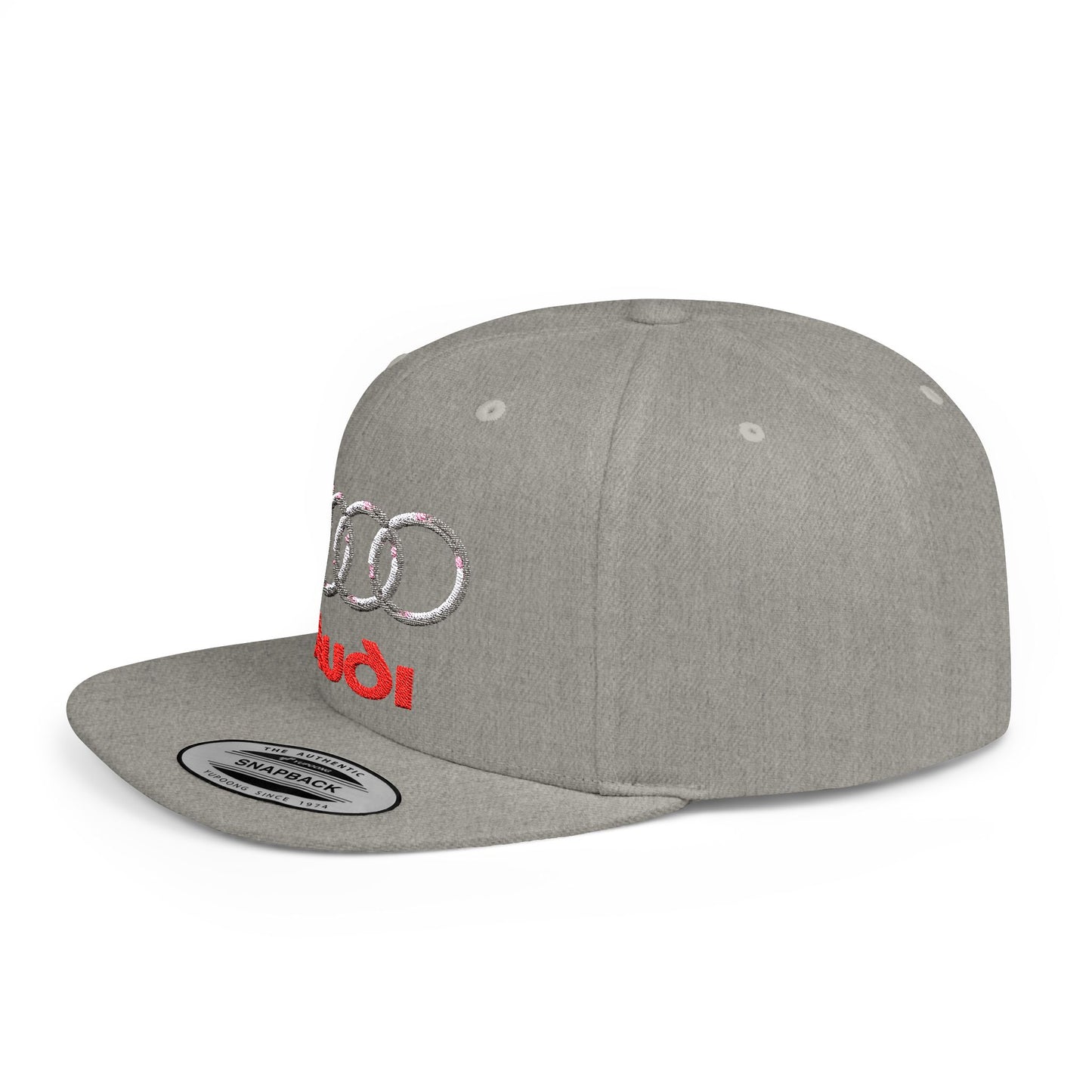 Audi Auto Flat Bill Snapback – Lightweight, Custom Fit, Premium Quality