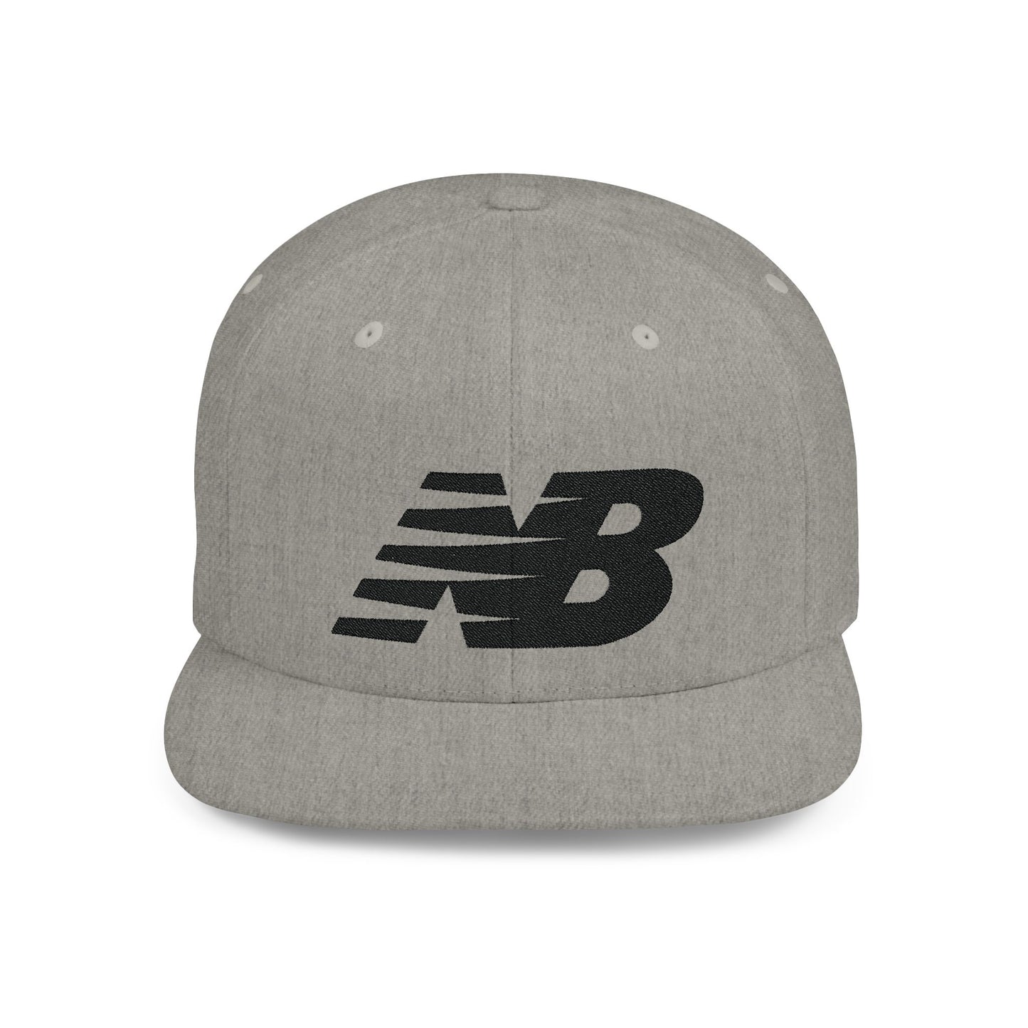 New Balance Style Flat Bill Snapback – Lightweight, Custom Fit, Premium Quality