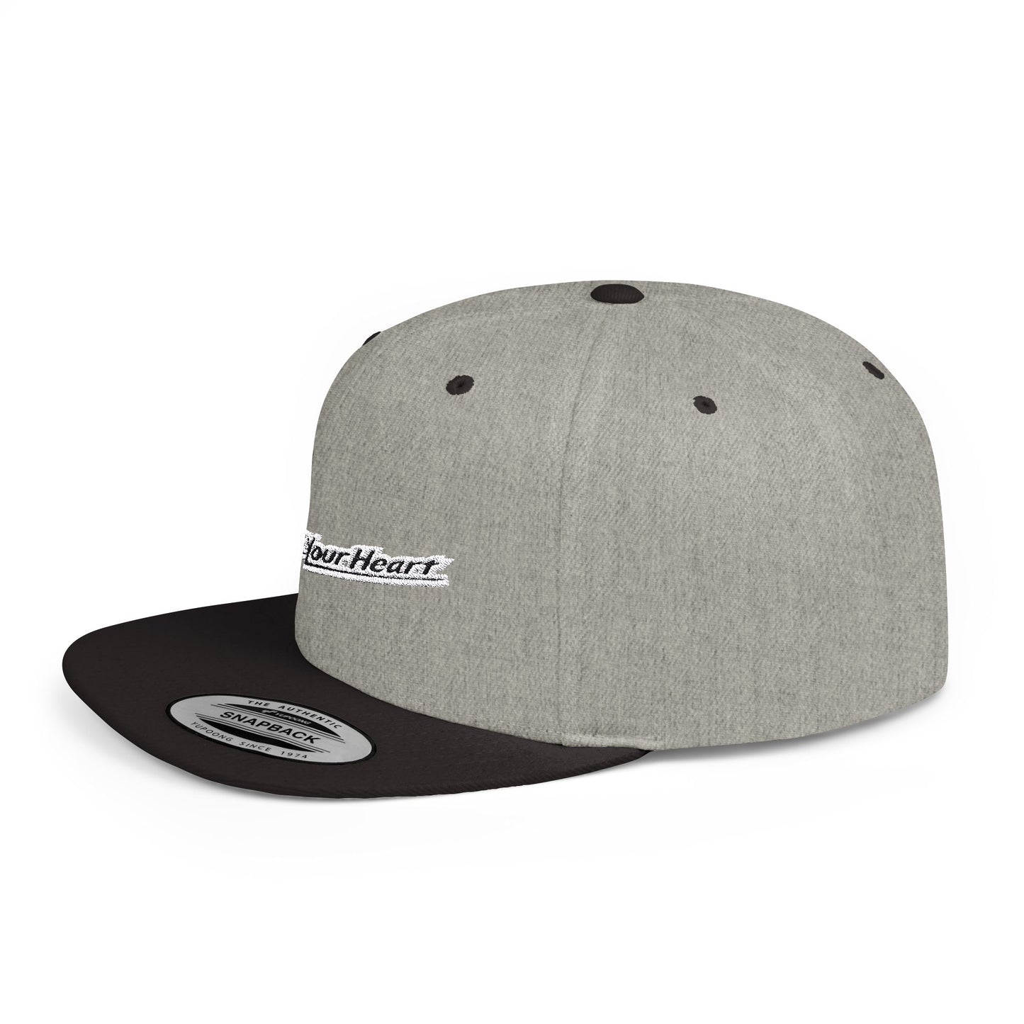 Revs Your Heart Flat Bill Snapback – Lightweight, Custom Fit, Premium Quality