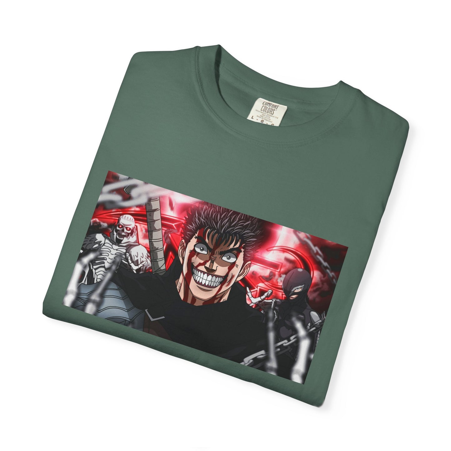 Berserk Fan Art Garment-Dyed T-Shirt – Premium Cotton Tee for Customization