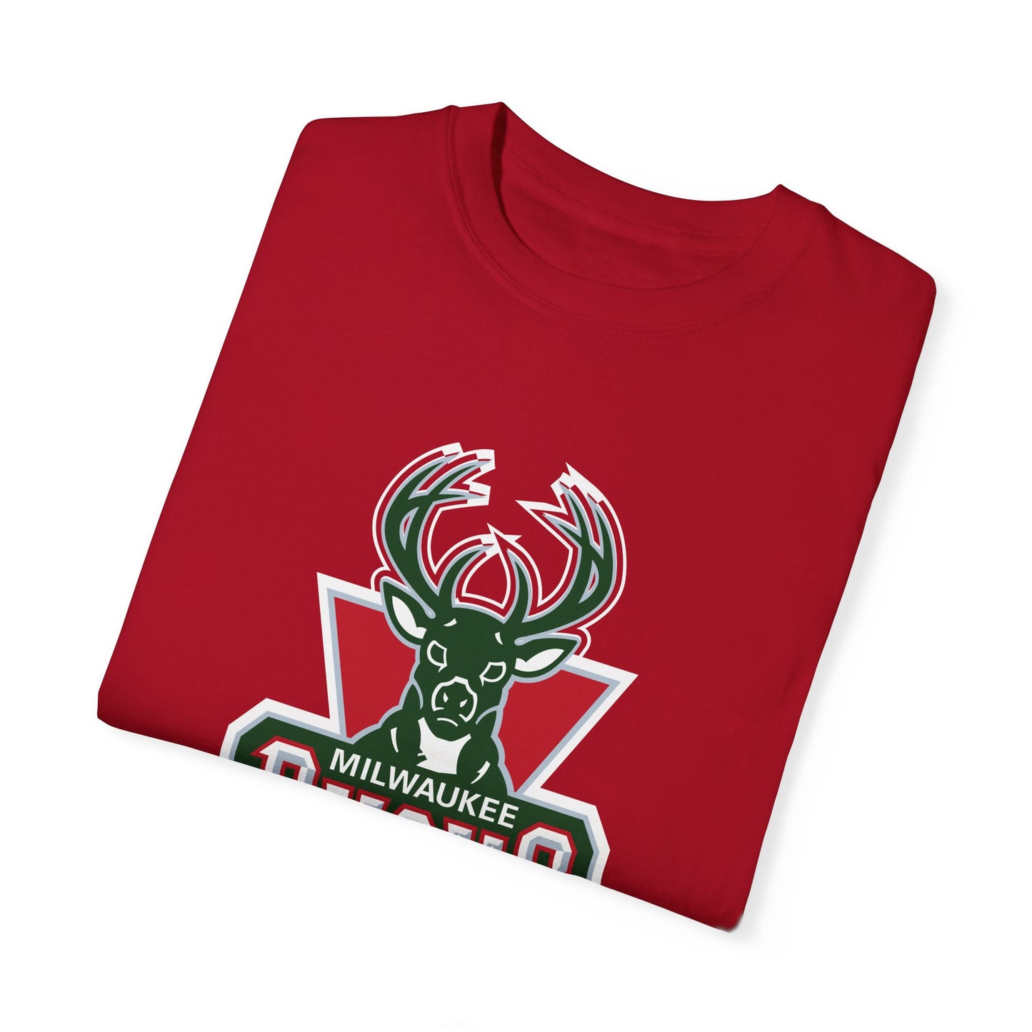 Milwaukee Bucks Hoop Lifestyle Garment-Dyed T-Shirt – Premium Cotton Tee for Customization