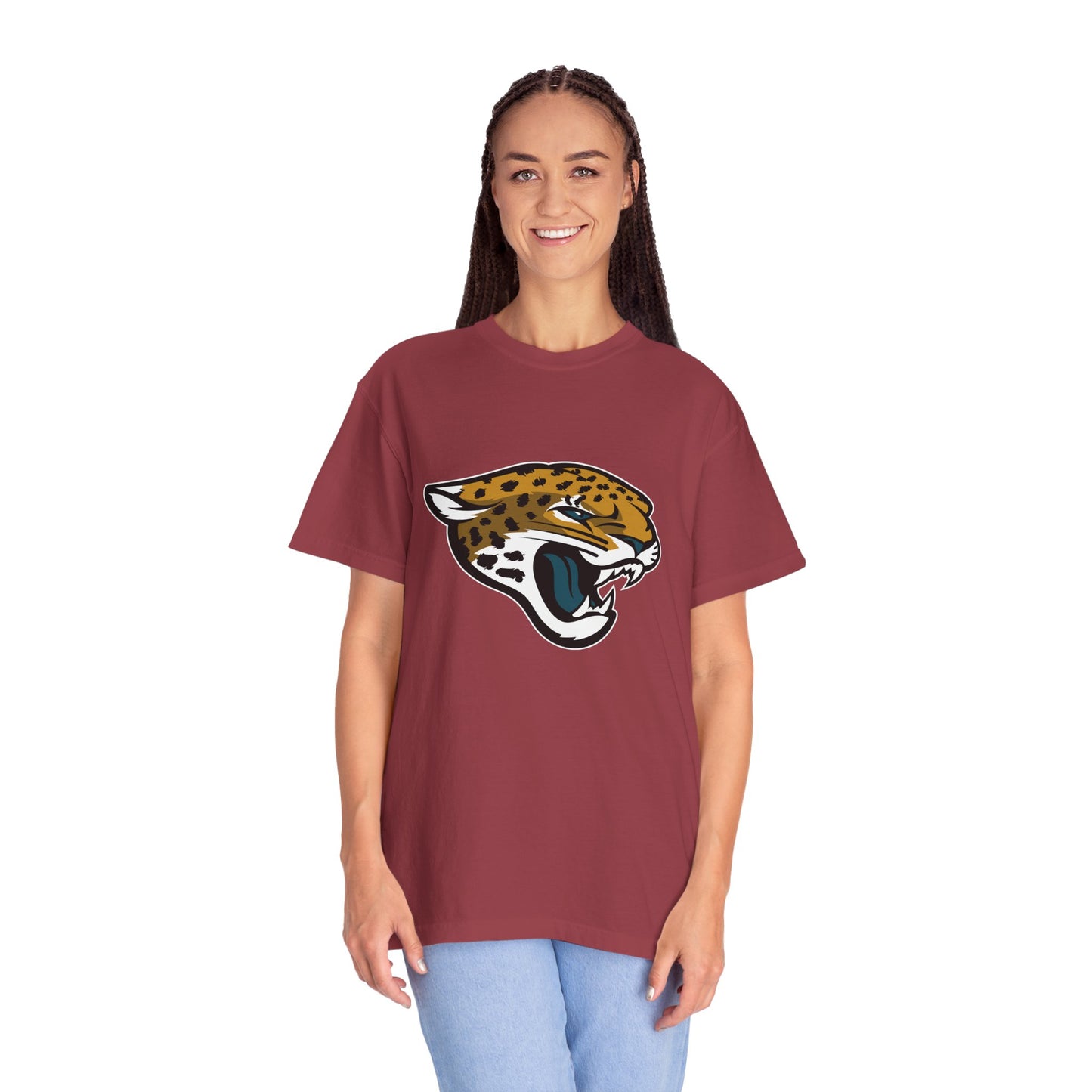 Jacksonville Jaguars Team Merch Garment-Dyed T-Shirt – Premium Cotton Tee for Customization