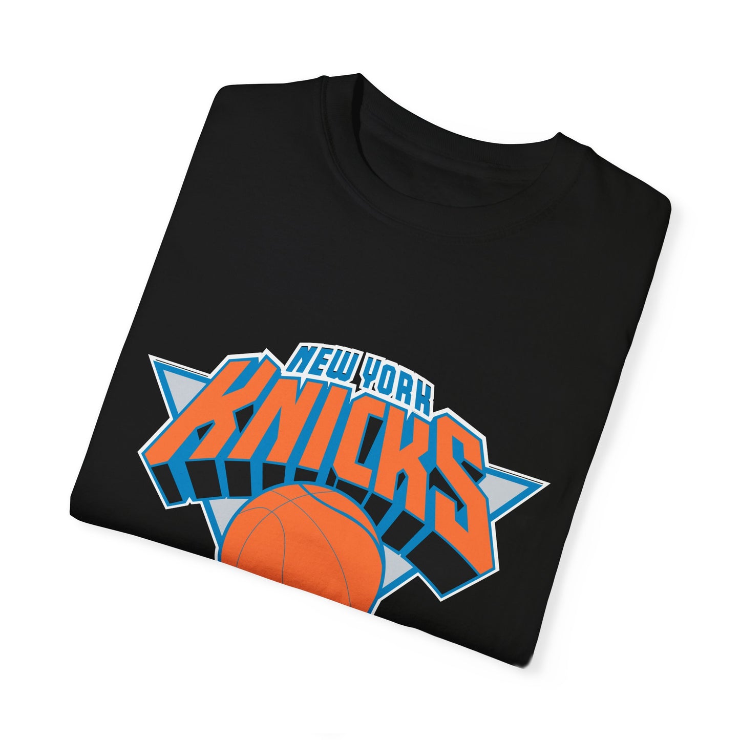 New York Knicks Hoop Lifestyle Garment-Dyed T-Shirt – Premium Cotton Tee for Customization