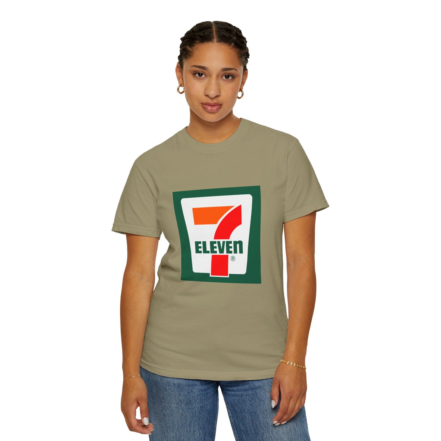 7 Eleven Garment-Dyed T-Shirt – Premium Cotton Tee for Customization