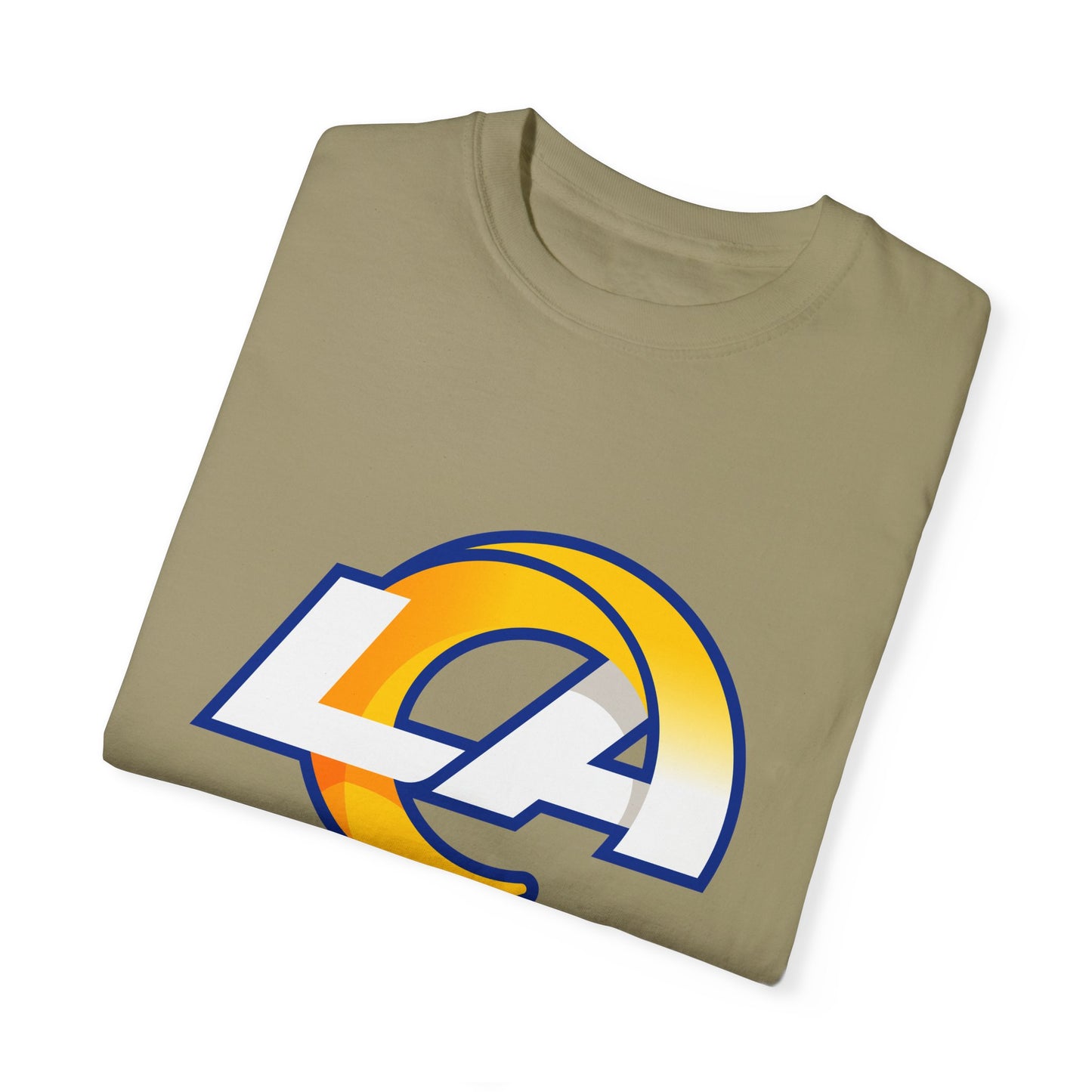 Los Angeles Rams Merchandise Garment-Dyed T-Shirt – Premium Cotton Tee for Customization