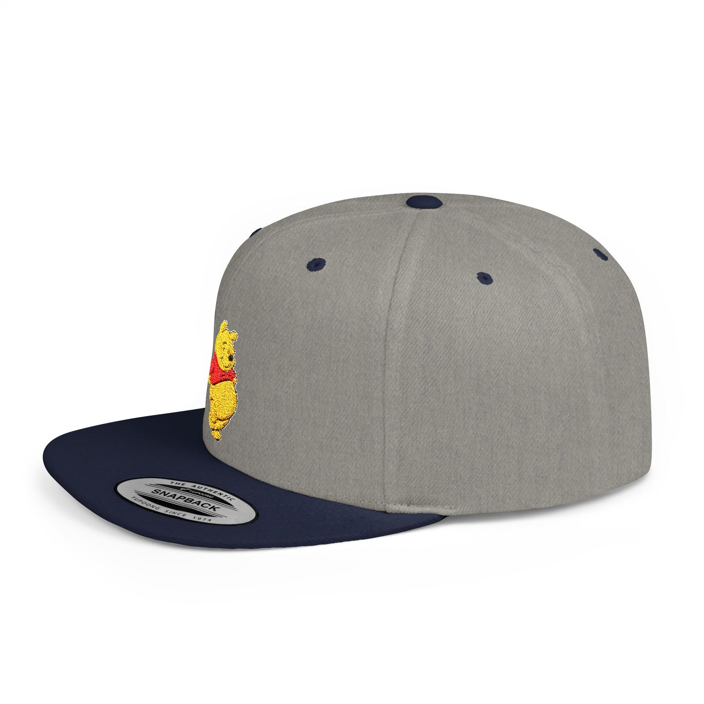 Winnie The Pooh Flat Bill Snapback – Lightweight, Custom Fit, Premium Quality