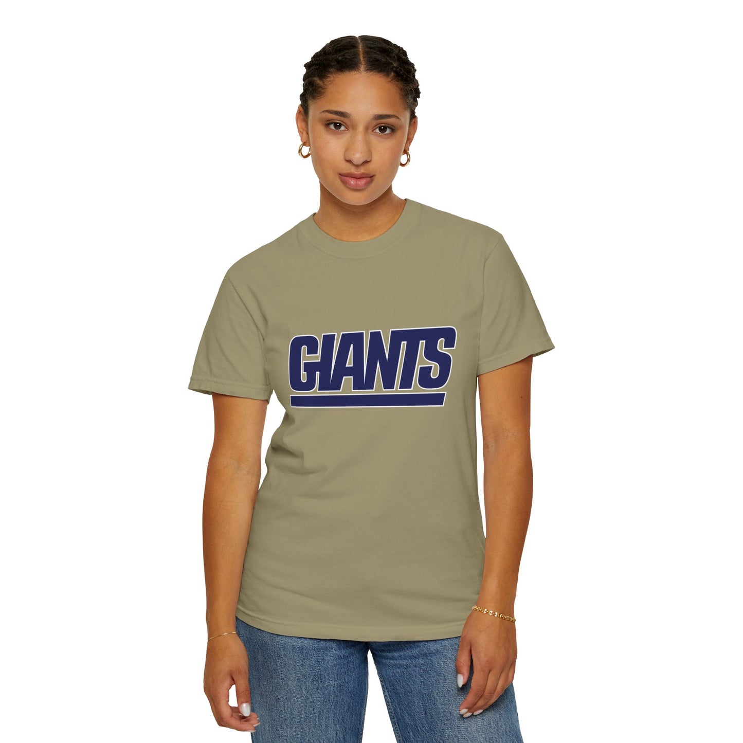 New York Giants Gear Garment-Dyed T-Shirt – Premium Cotton Tee for Customization