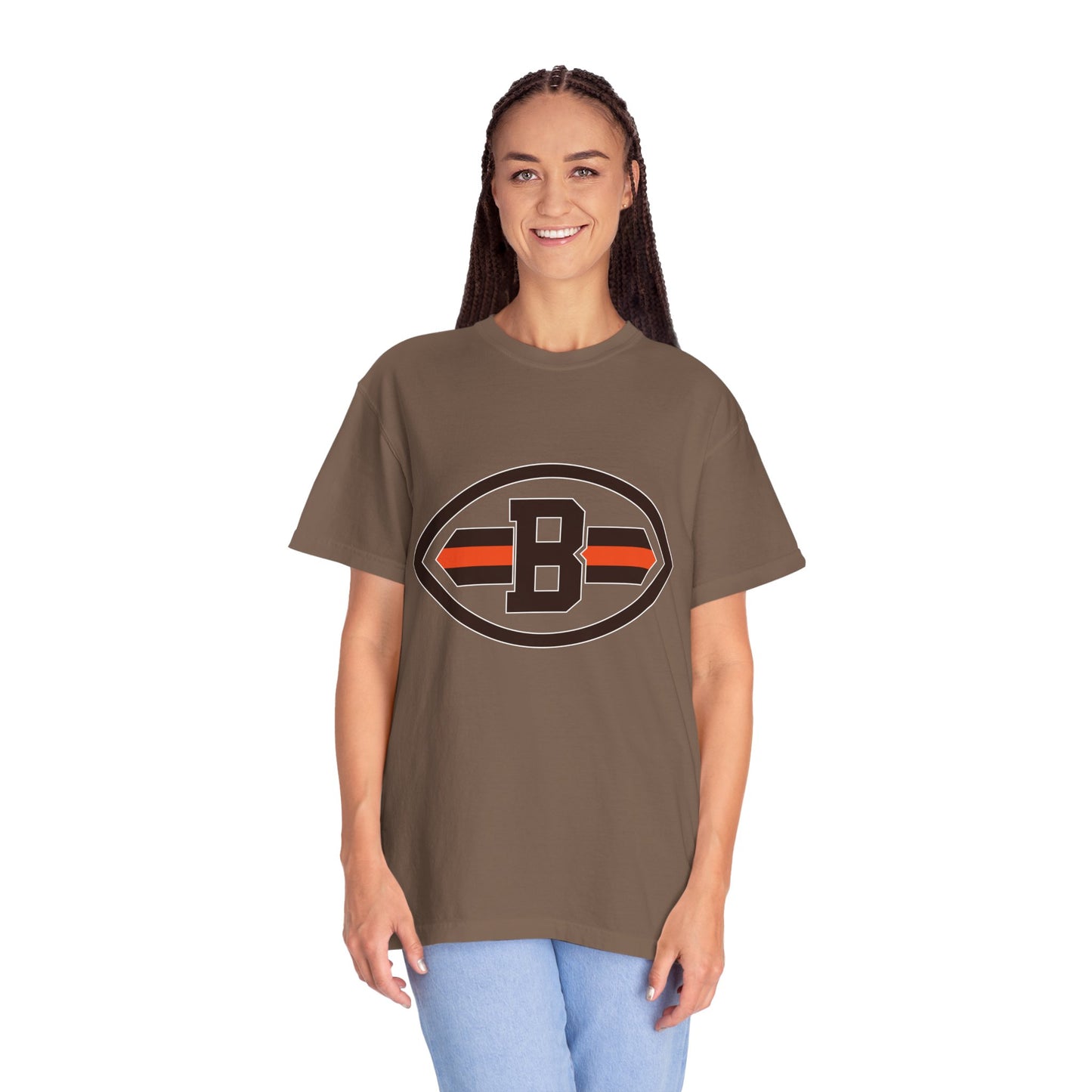 Cleveland Browns Game Day Gear Garment-Dyed T-Shirt – Premium Cotton Tee for Customization