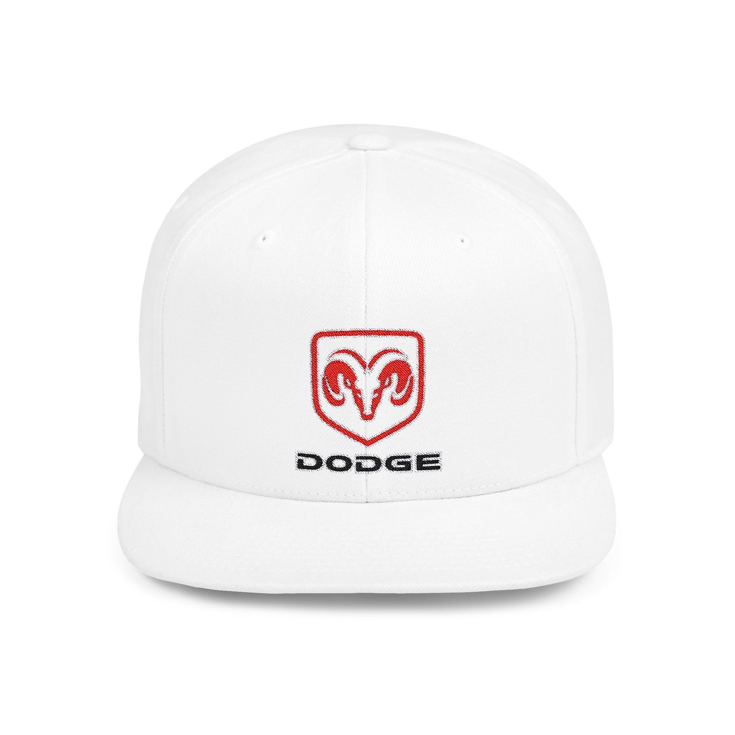 Dodge Flat Bill Snapback – Lightweight, Custom Fit, Premium Quality