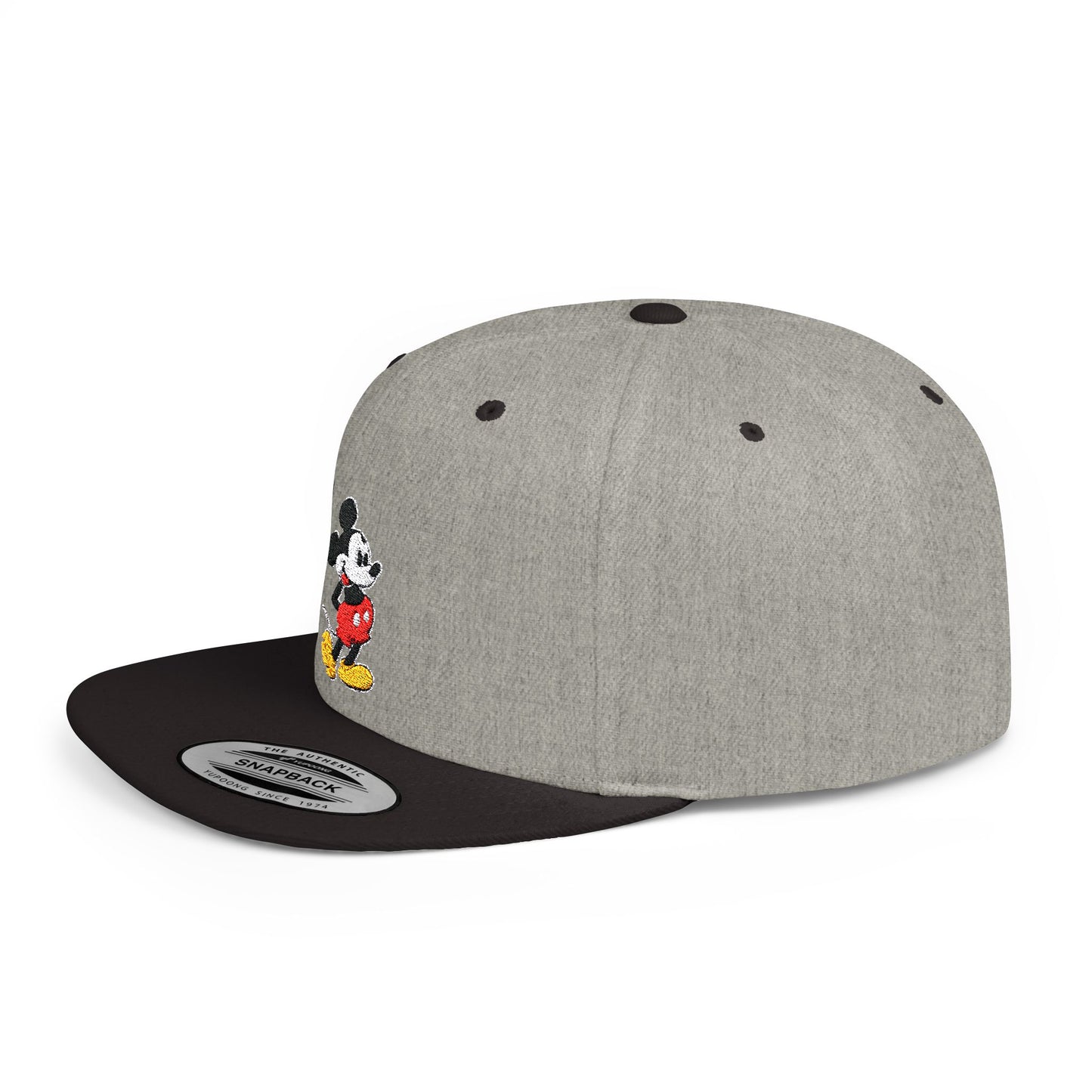 Mickey Mouse Art Flat Bill Snapback – Lightweight, Custom Fit, Premium Quality