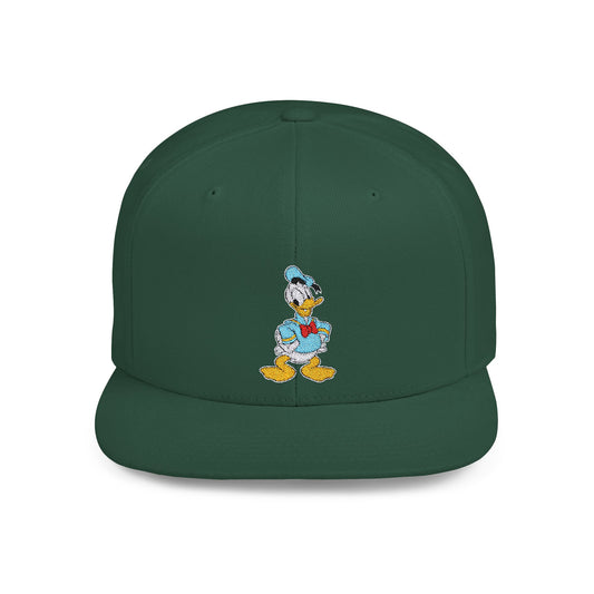 Donal Duck Adventure Flat Bill Snapback – Lightweight, Custom Fit, Premium Quality