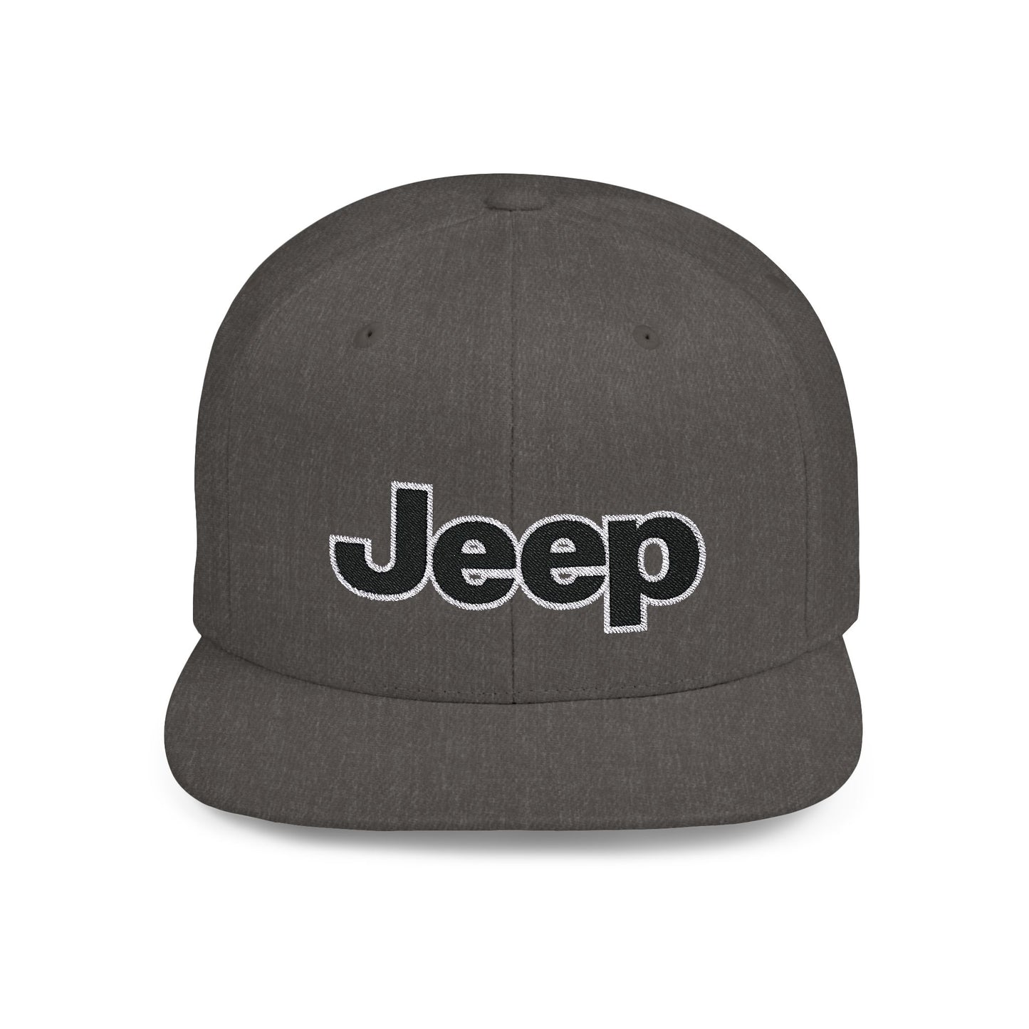 Jeep Flat Bill Snapback – Lightweight, Custom Fit, Premium Quality