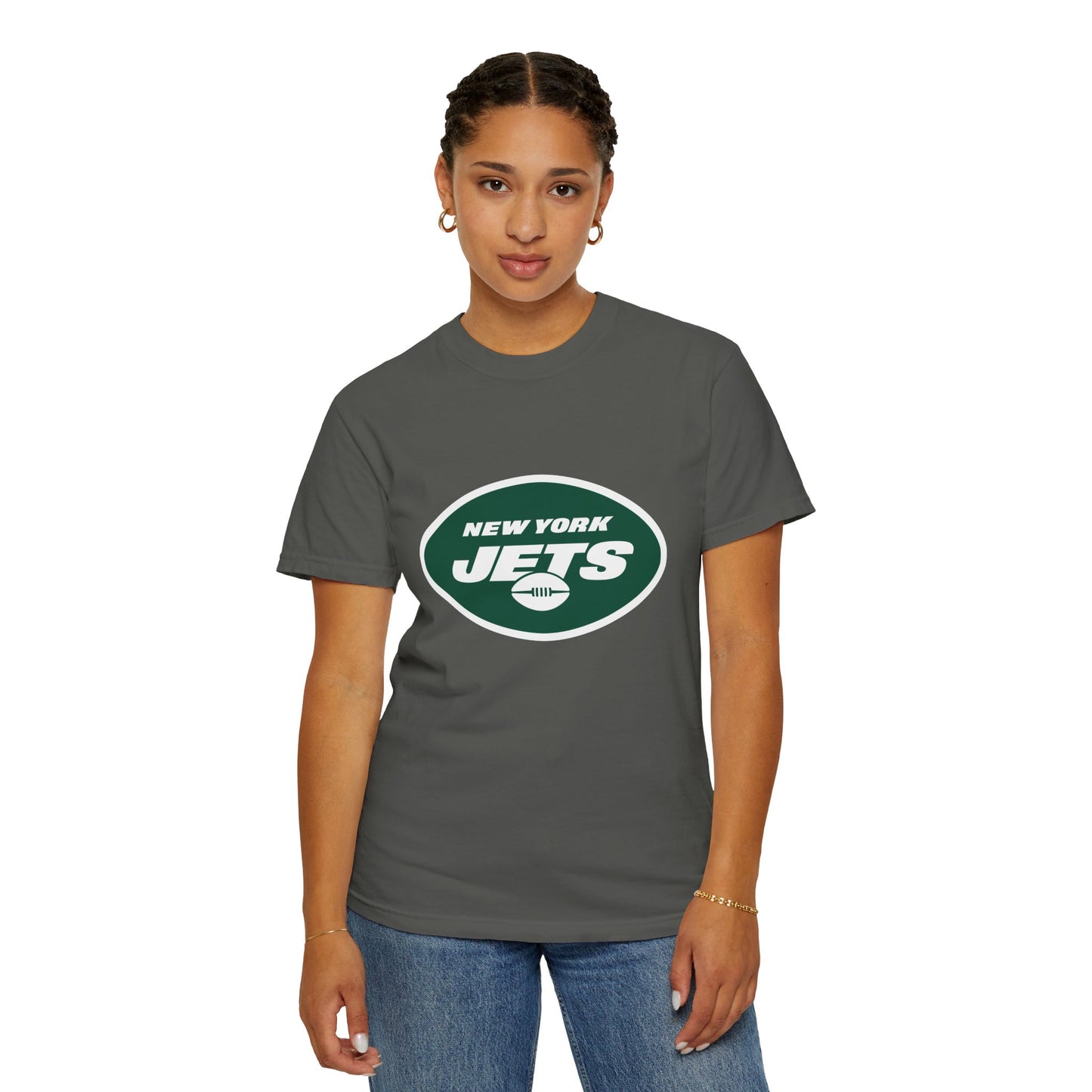 New York Jets Football Merchandise Garment-Dyed T-Shirt – Premium Cotton Tee for Customization