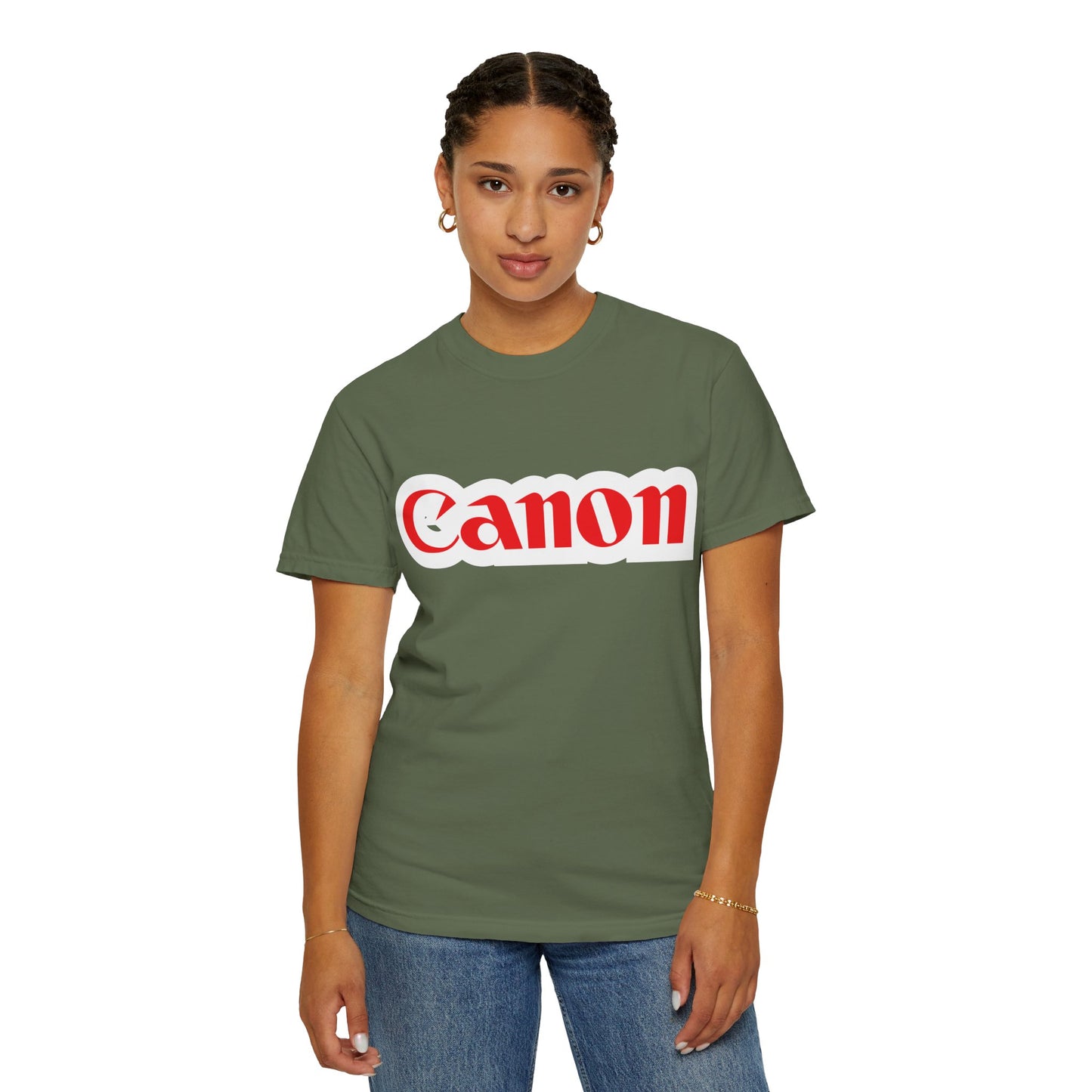 Canon Garment-Dyed T-Shirt – Premium Cotton Tee for Customization