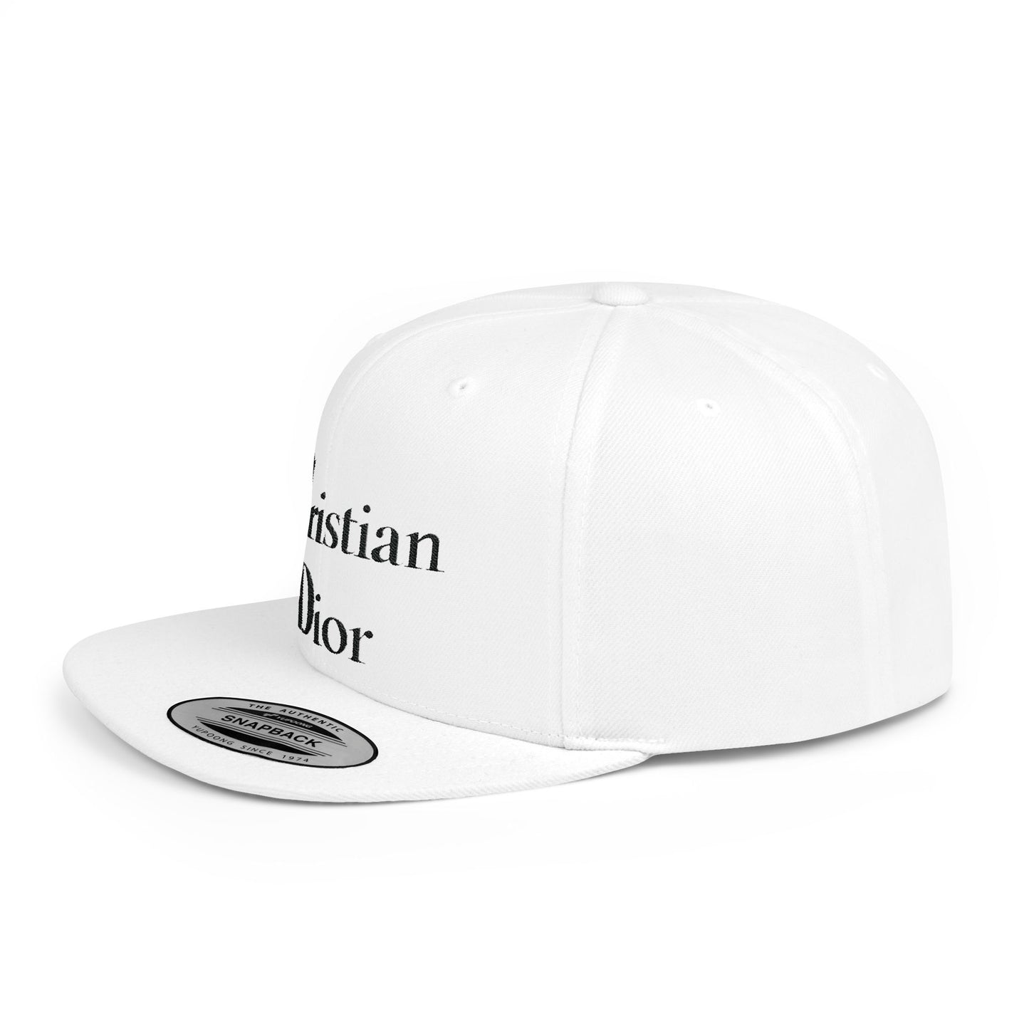 Christain Dior Company Flat Bill Snapback – Lightweight, Custom Fit, Premium Quality