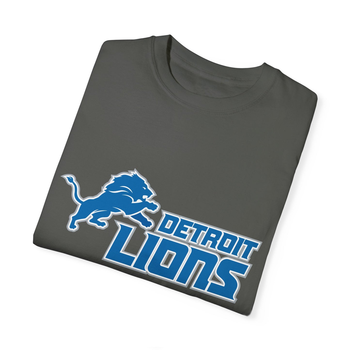 Detroit Lions Nation Garment-Dyed T-Shirt – Premium Cotton Tee for Customization