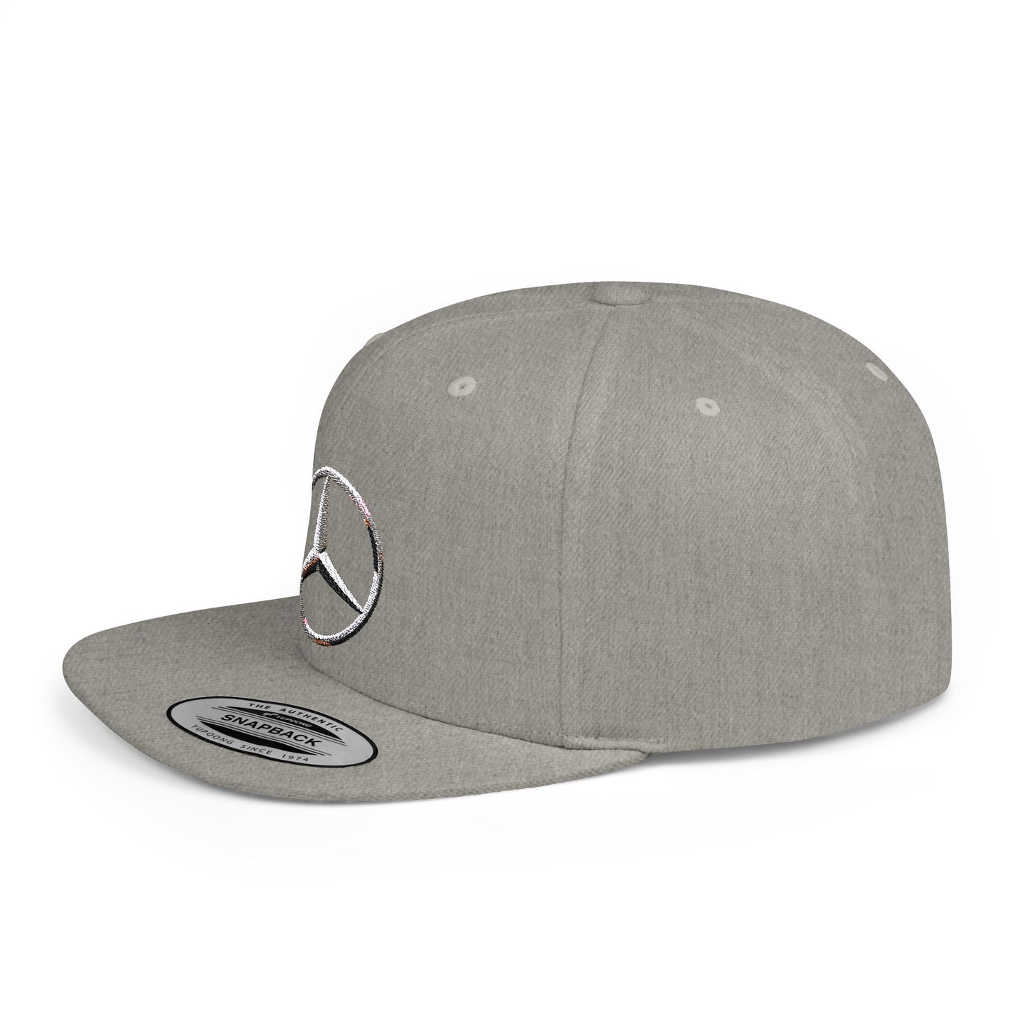 Mercedes Flat Bill Snapback – Lightweight, Custom Fit, Premium Quality