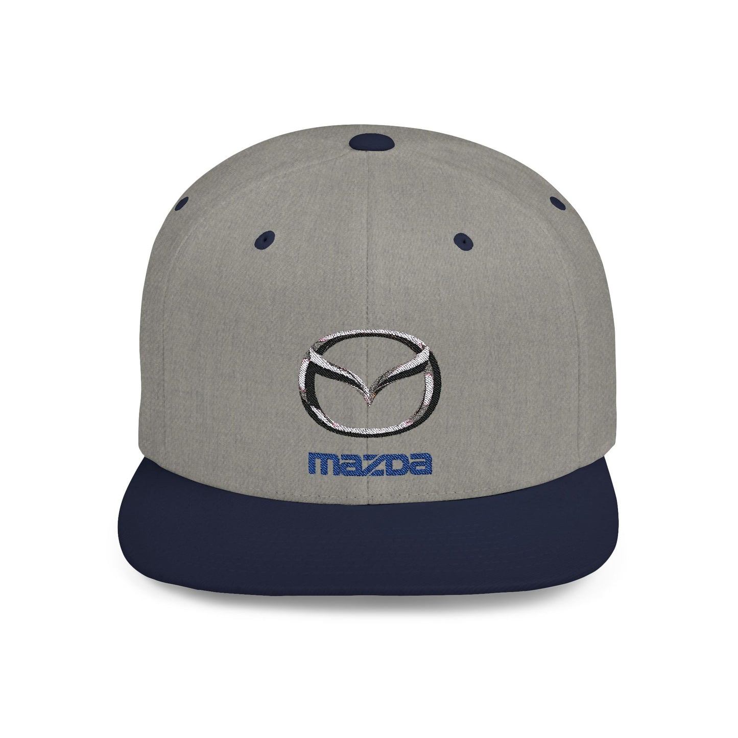 Mazda Flat Bill Snapback – Lightweight, Custom Fit, Premium Quality