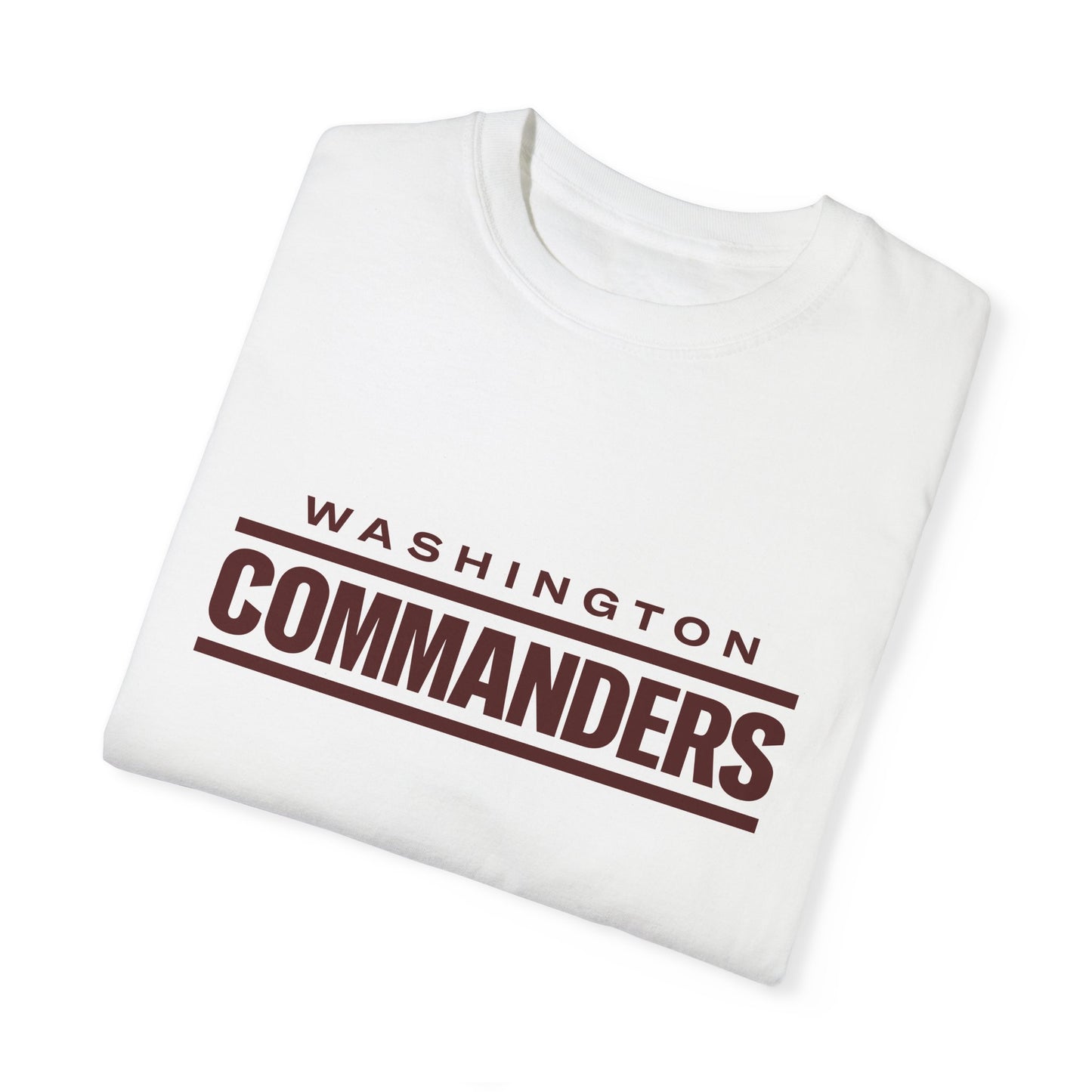 Washington Commanders Gear Garment-Dyed T-Shirt – Premium Cotton Tee for Customization