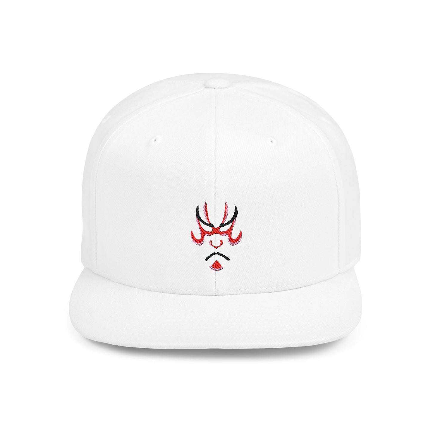 Kumadori Kabuki Flat Bill Snapback – Lightweight, Custom Fit, Premium Quality