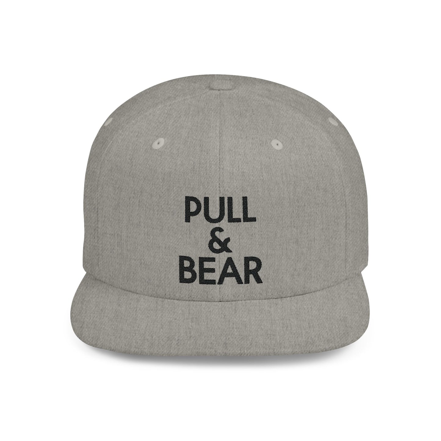 Pull & Bear Flat Bill Snapback – Lightweight, Custom Fit, Premium Quality