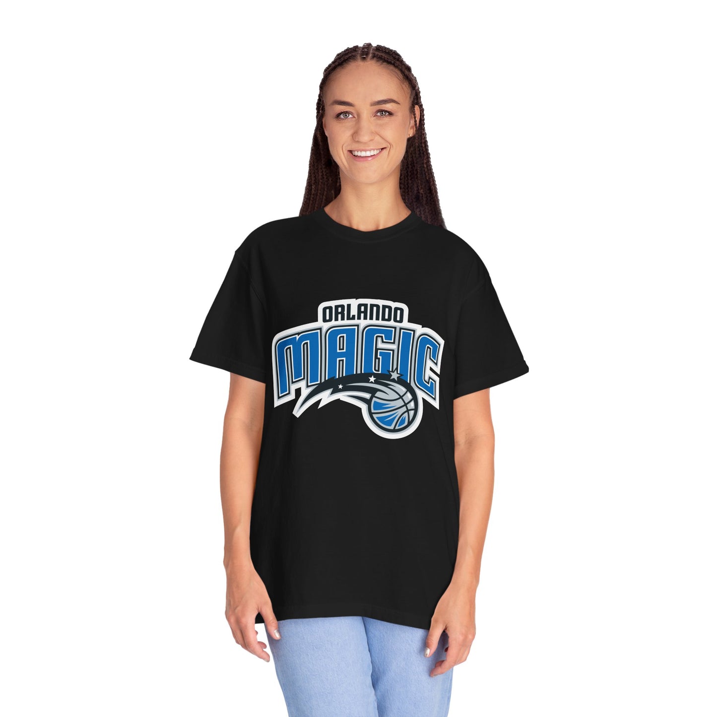 Orlando Magic Hoop Lifestyle Garment-Dyed T-Shirt – Premium Cotton Tee for Customization