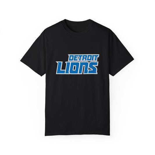 Detroit Lions Merchandise Garment-Dyed T-Shirt – Premium Cotton Tee for Customization