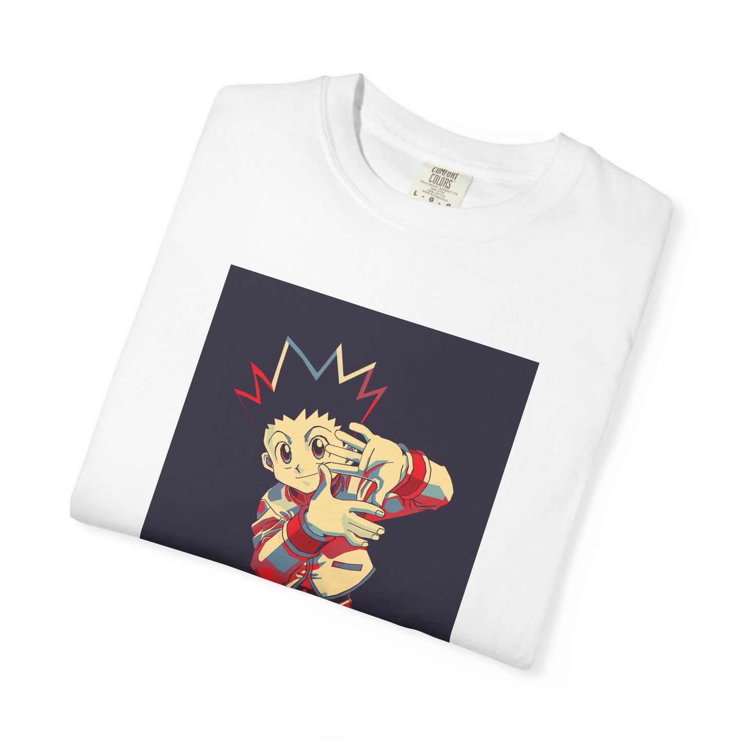 Hunter x Hunter Gon Freecss Minimalist Garment-Dyed T-Shirt – Premium Cotton Tee for Customization