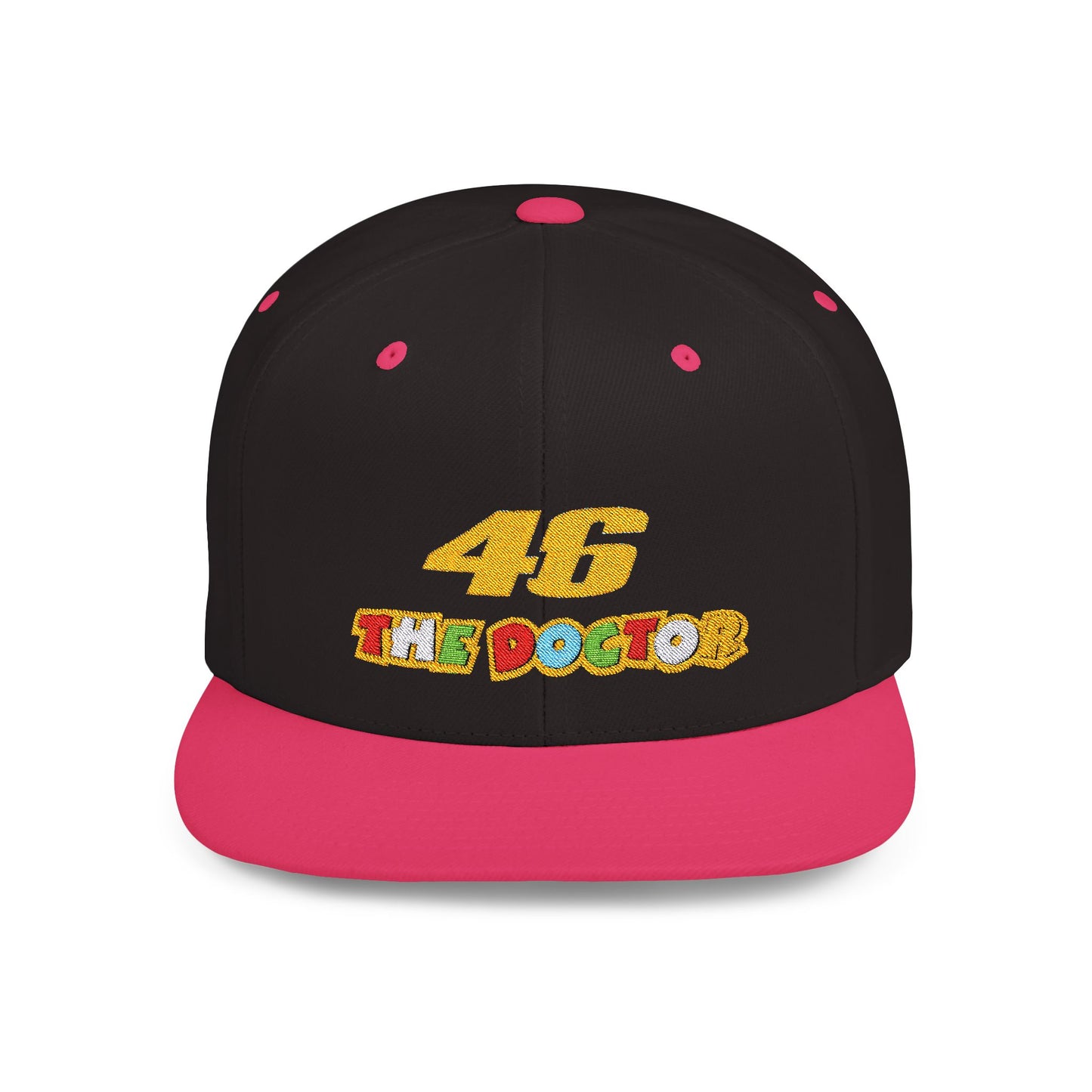 46 The Doctor Flat Bill Snapback – Lightweight, Custom Fit, Premium Quality