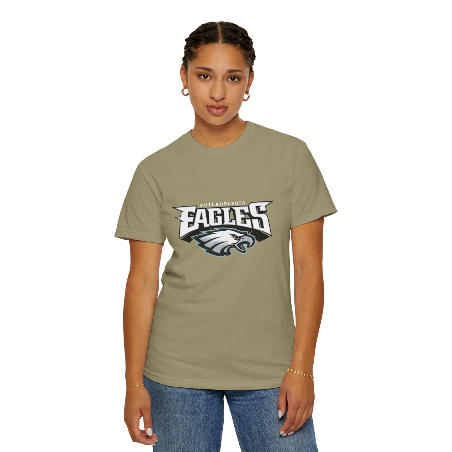 Philadelphia Eagles Fan Gifts Garment-Dyed T-Shirt – Premium Cotton Tee for Customization