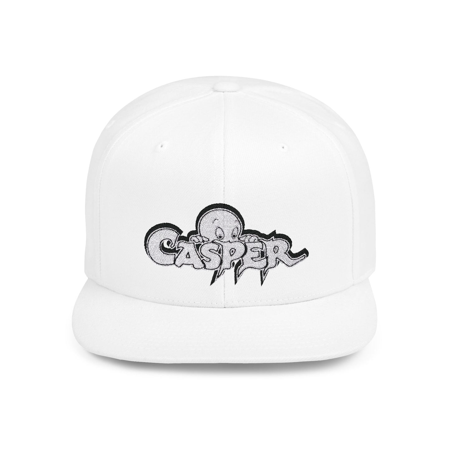 Casper Flat Bill Snapback – Lightweight, Custom Fit, Premium Quality