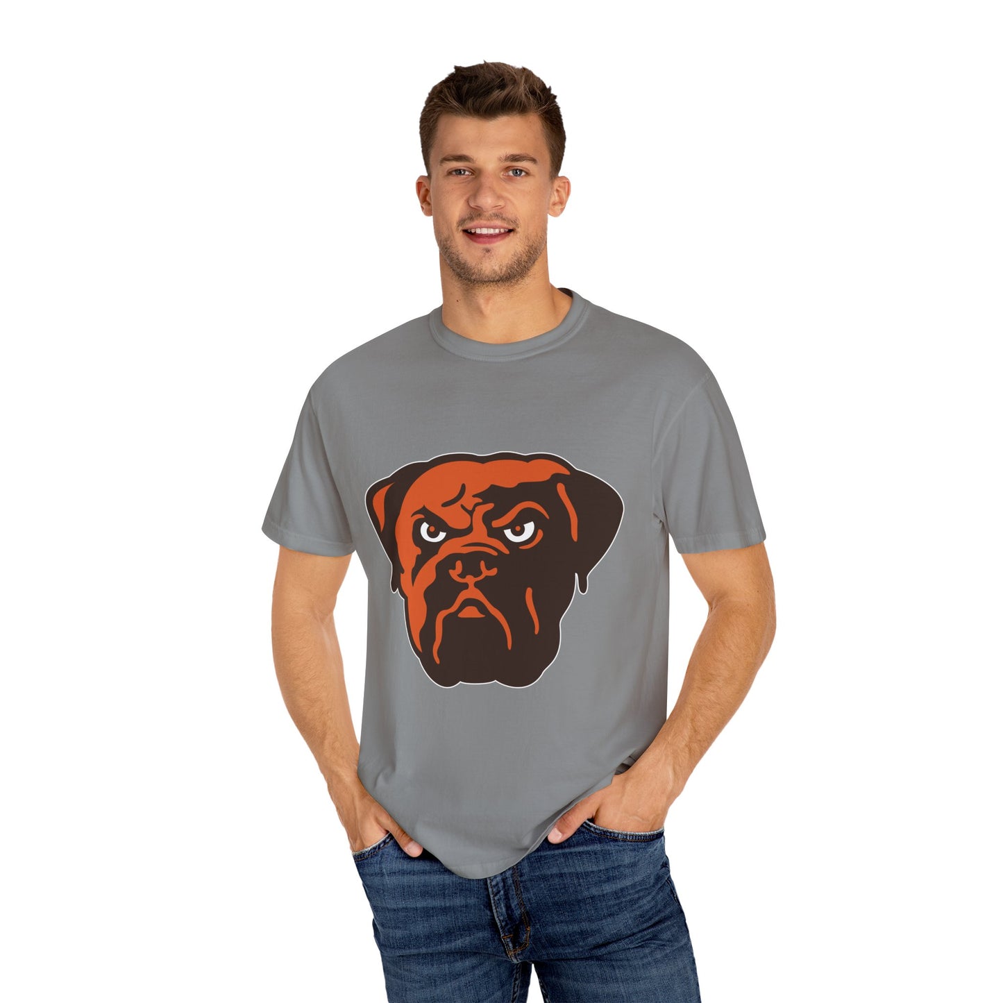 Cleveland Browns Collectibles Garment-Dyed T-Shirt – Premium Cotton Tee for Customization