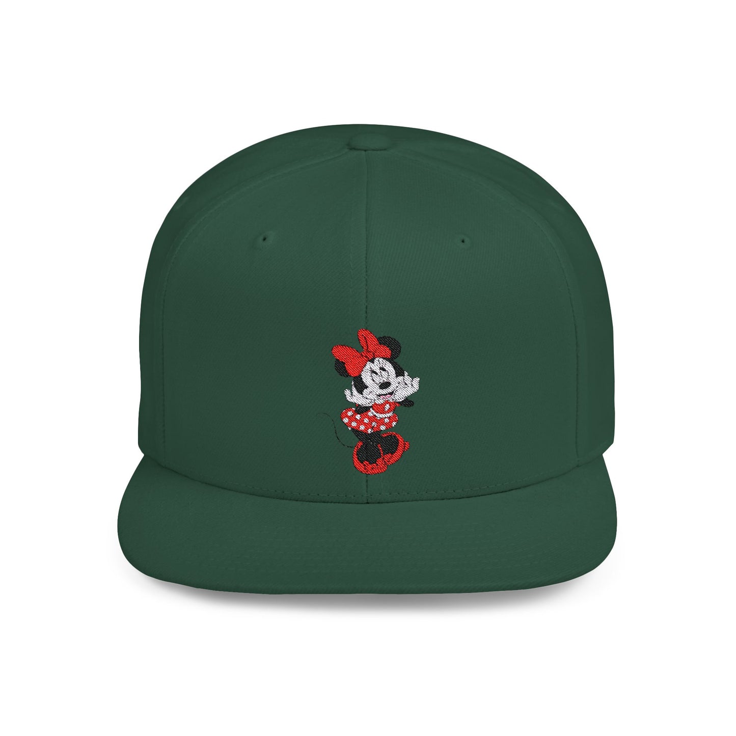 Minnie Mouse Cute Disney Flat Bill Snapback – Lightweight, Custom Fit, Premium Quality