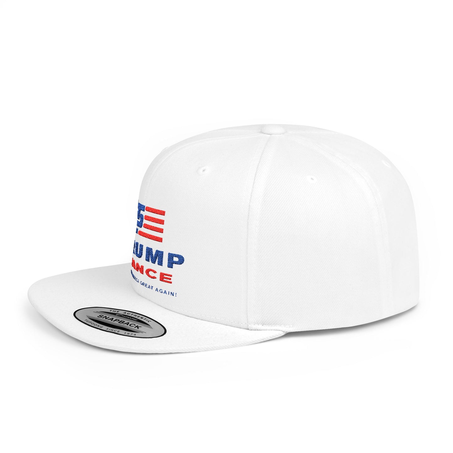 Trump Vance Make America Great Again Flat Bill Snapback – Lightweight, Custom Fit, Premium Quality