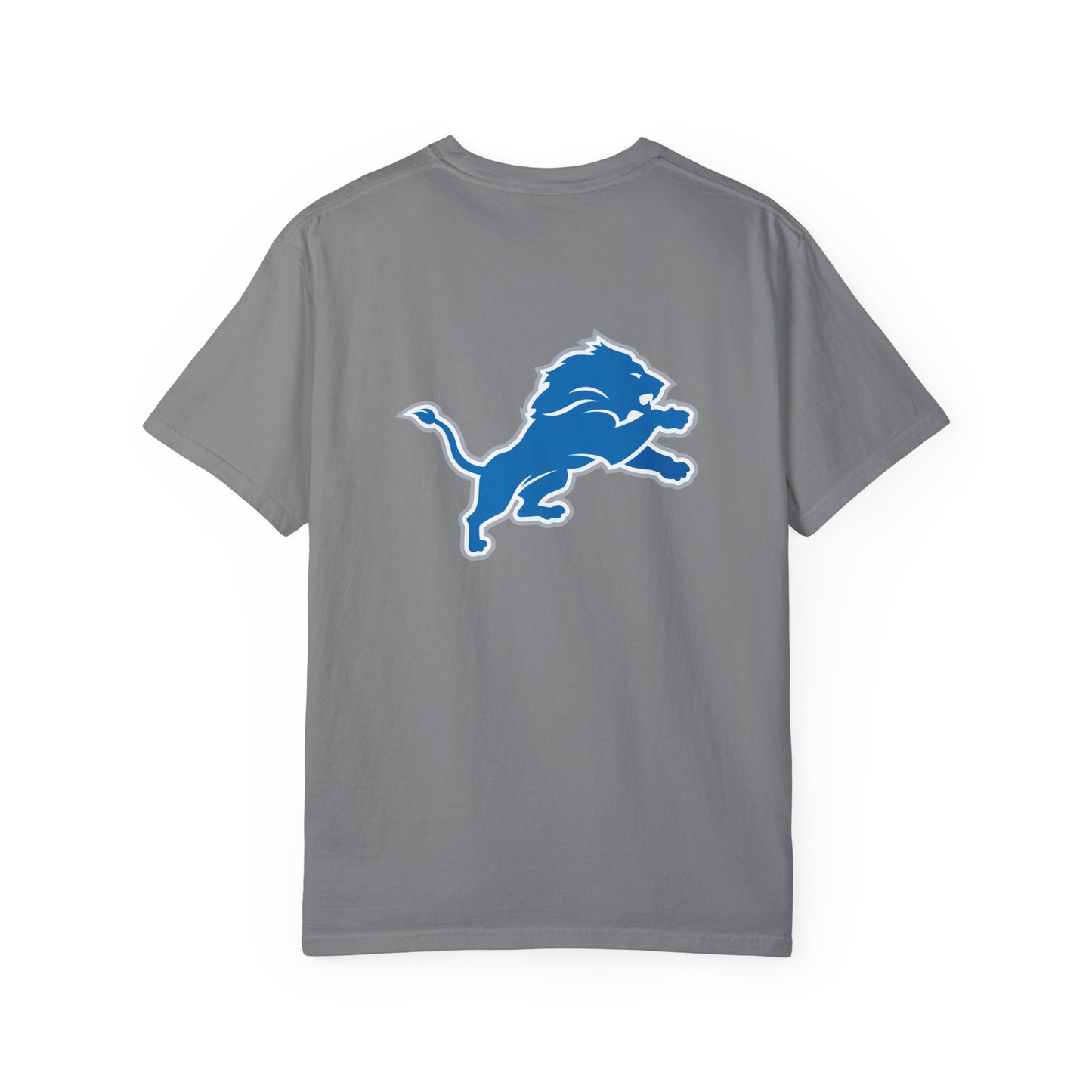 Detroit Lions Merchandise Garment-Dyed T-Shirt – Premium Cotton Tee for Customization