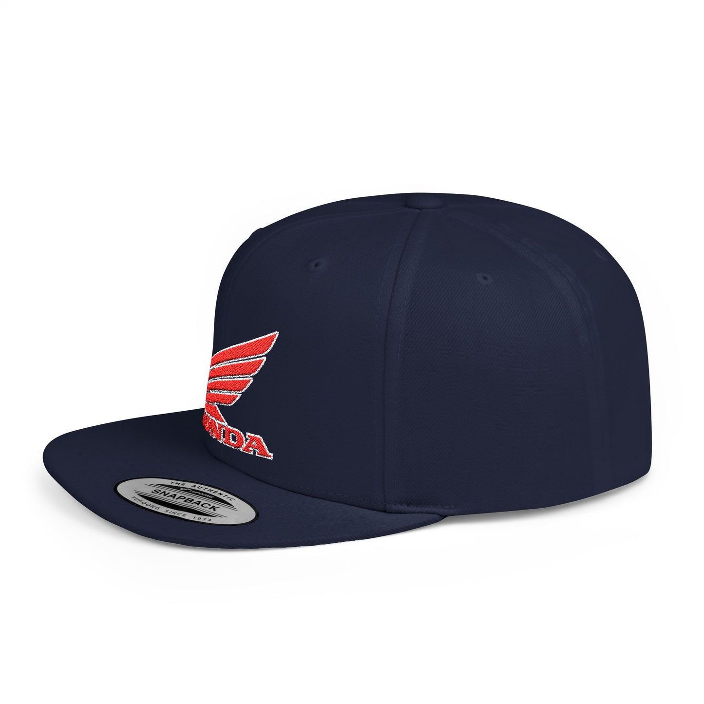 Honda Flat Bill Snapback – Lightweight, Custom Fit, Premium Quality