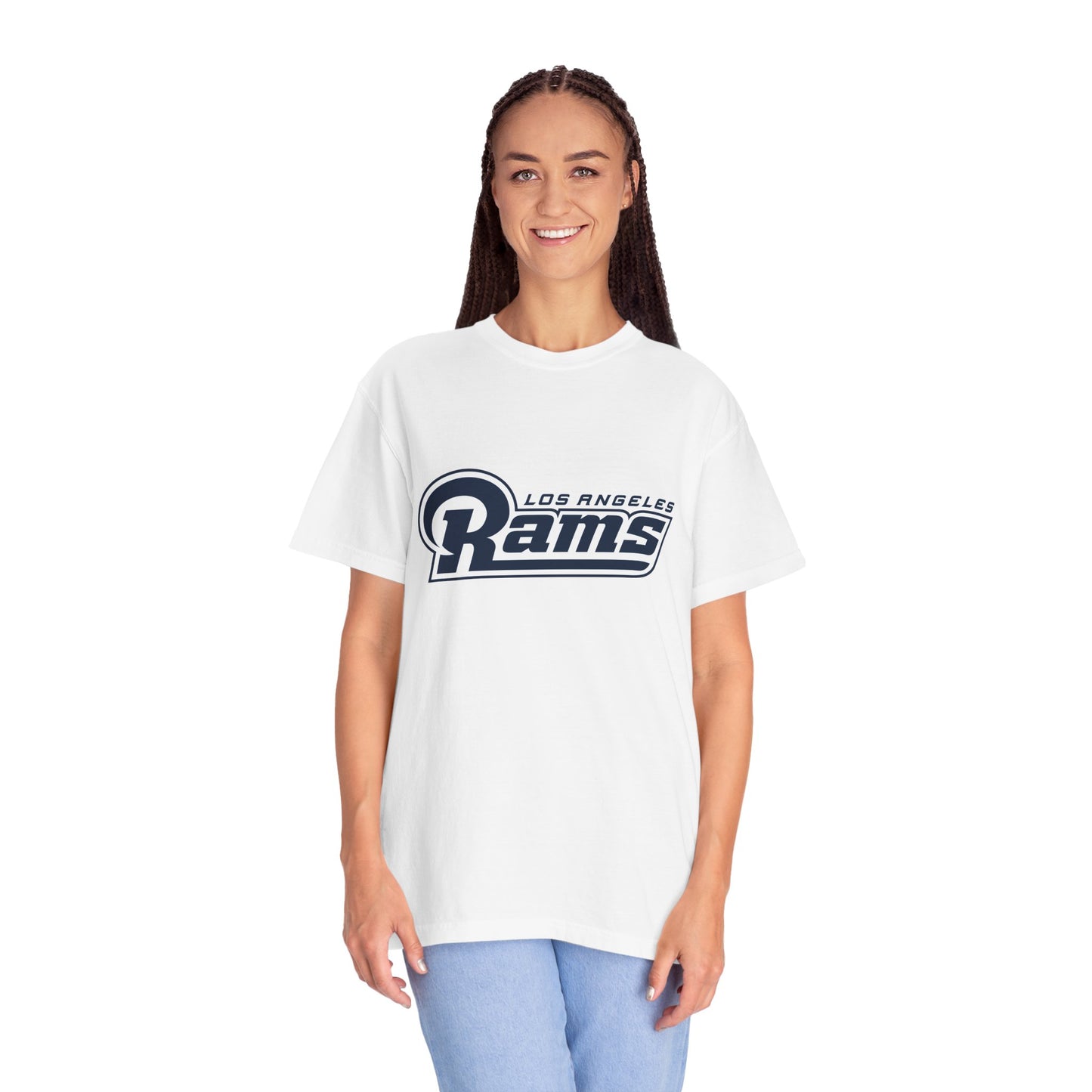 Los Angeles Rams Gear Garment-Dyed T-Shirt – Premium Cotton Tee for Customization