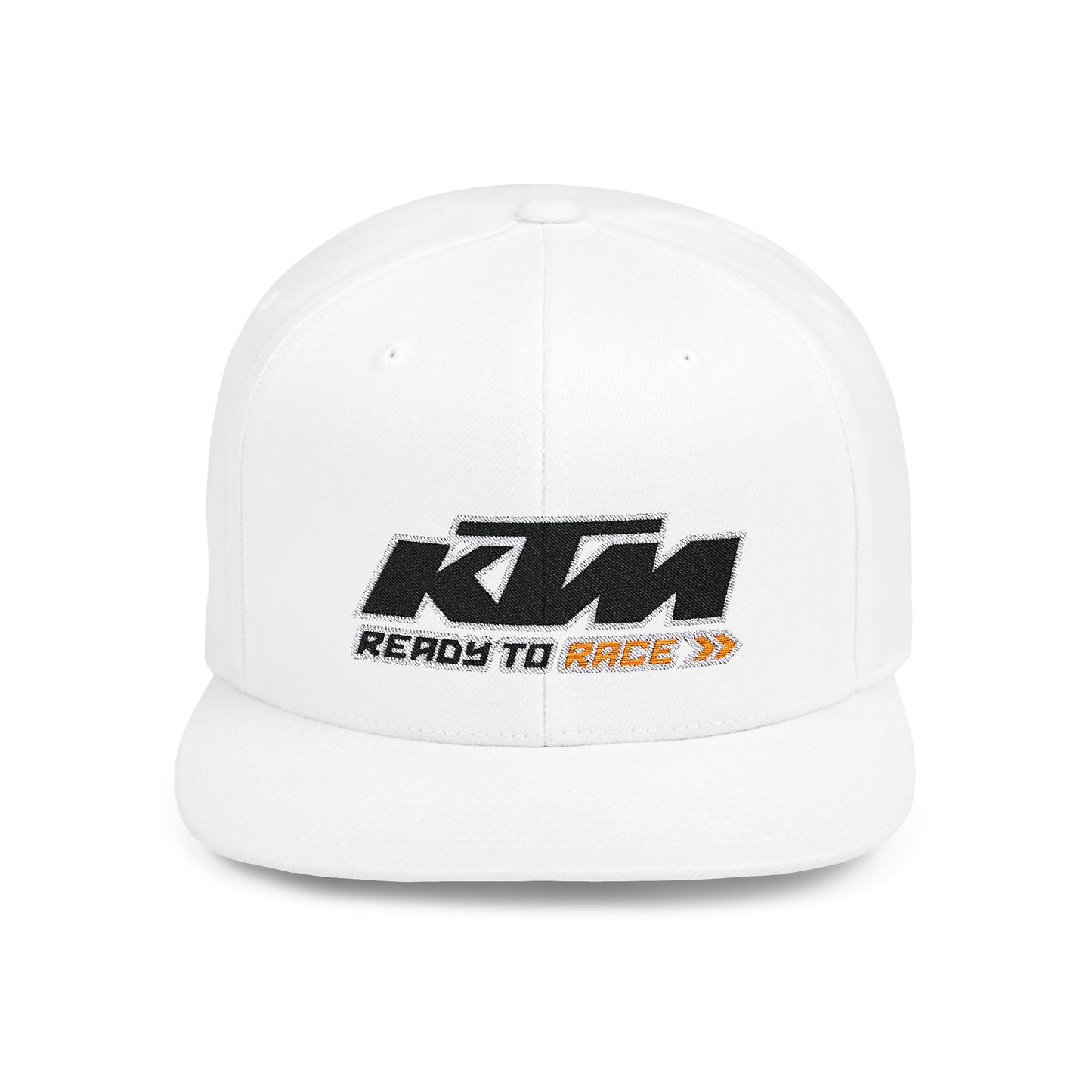 KTM Ready to Race Flat Bill Snapback – Lightweight, Custom Fit, Premium Quality