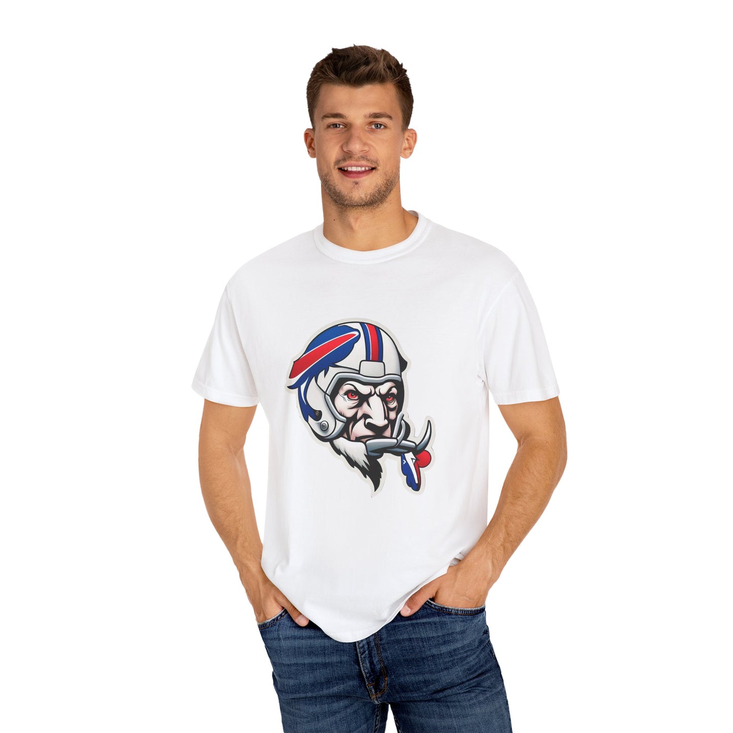 Buffalo Bills Football Season Garment-Dyed T-Shirt – Premium Cotton Tee for Customization