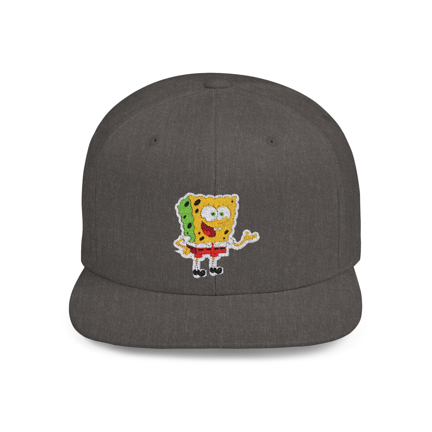 Bob Esponja Flat Bill Snapback – Lightweight, Custom Fit, Premium Quality