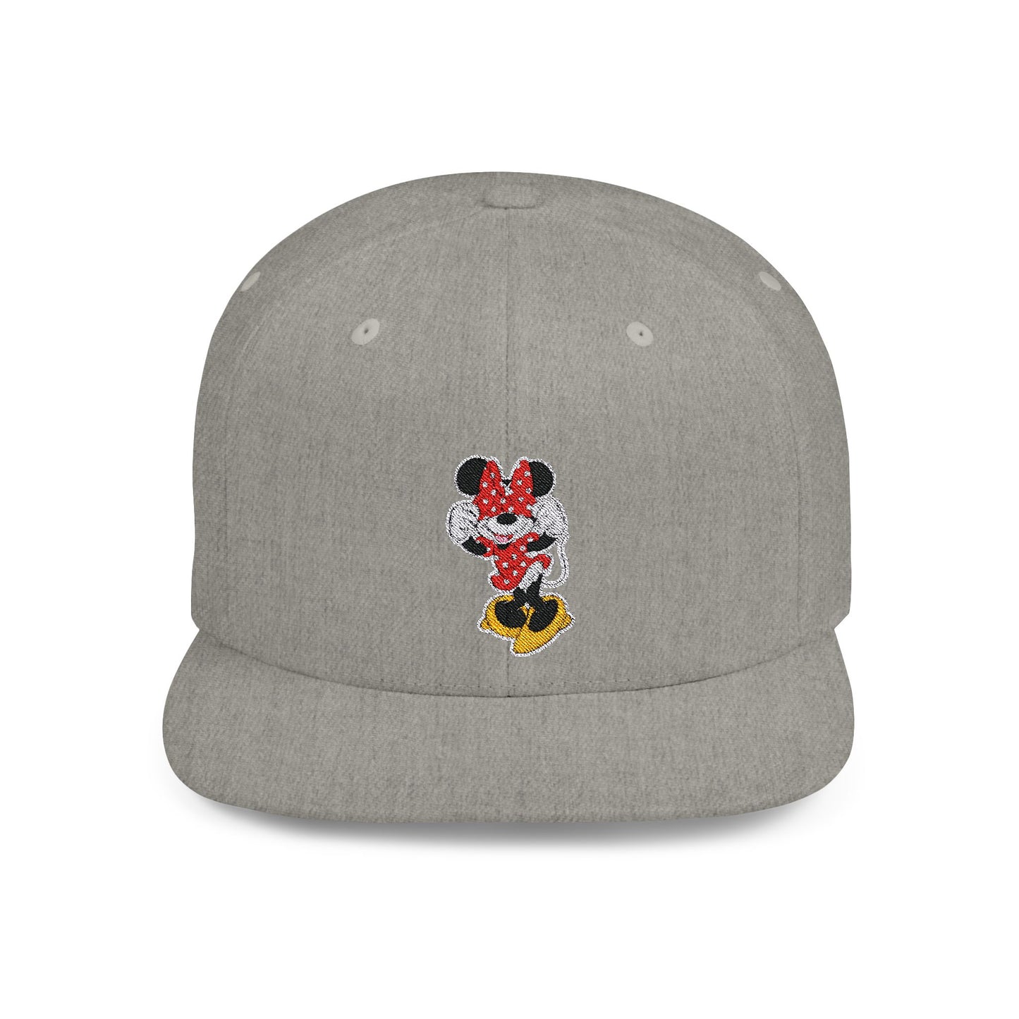 Minnie Mouse Disney Flat Bill Snapback – Lightweight, Custom Fit, Premium Quality