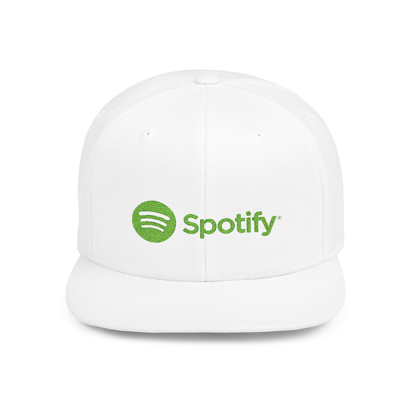 Spotify Flat Bill Snapback – Lightweight, Custom Fit, Premium Quality