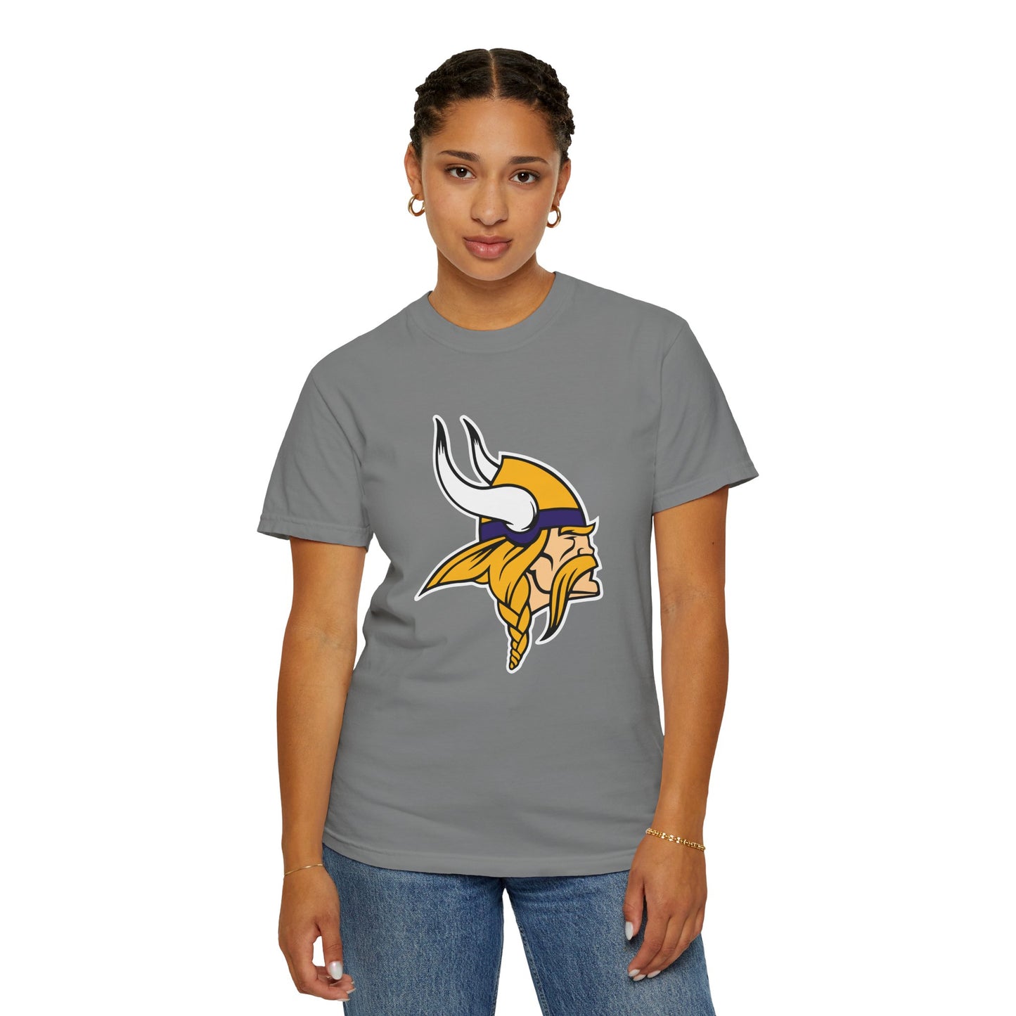 Minnesota Vikings Gear Garment-Dyed T-Shirt – Premium Cotton Tee for Customization