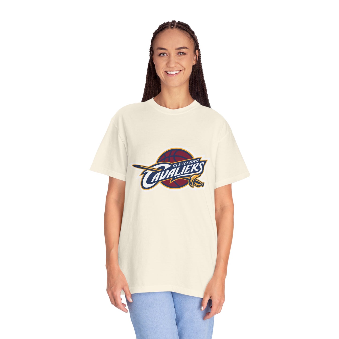 Cleveland Cavaliers Hoop Lifestyle Garment-Dyed T-Shirt – Premium Cotton Tee for Customization