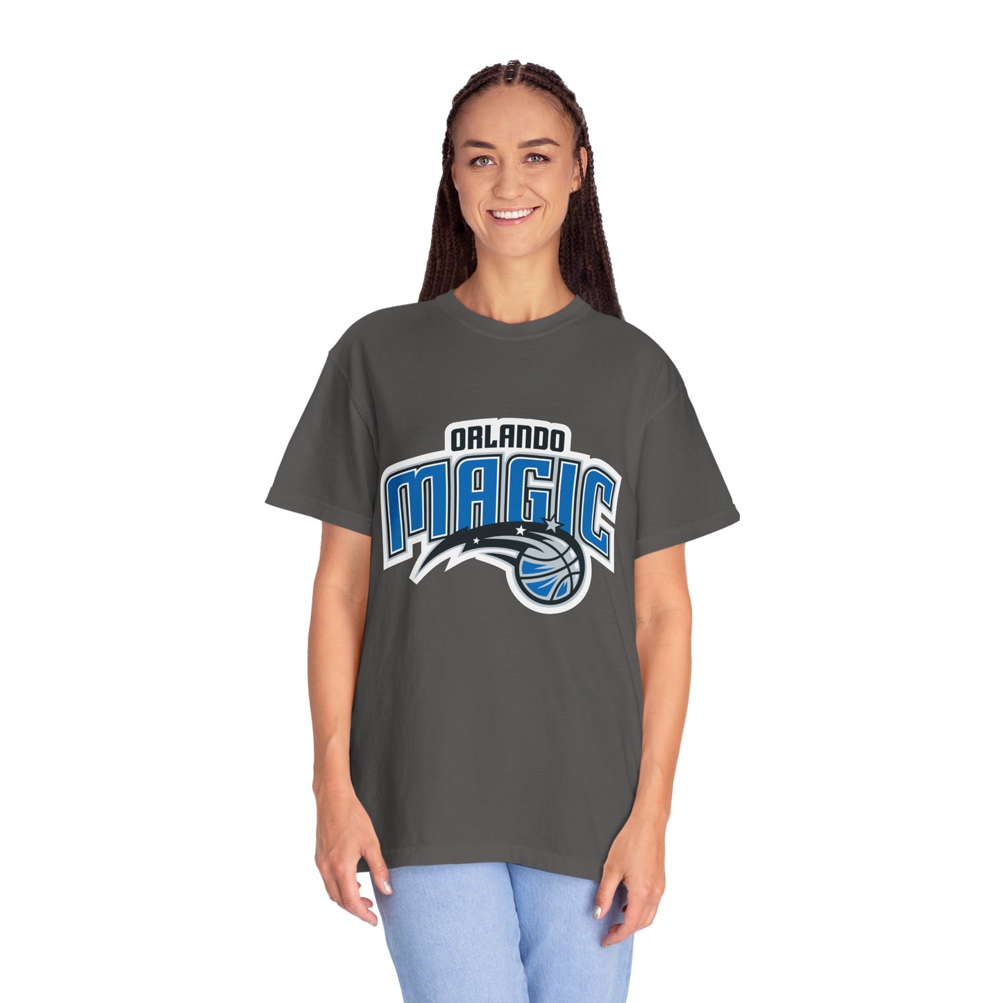 Orlando Magic Hoop Lifestyle Garment-Dyed T-Shirt – Premium Cotton Tee for Customization