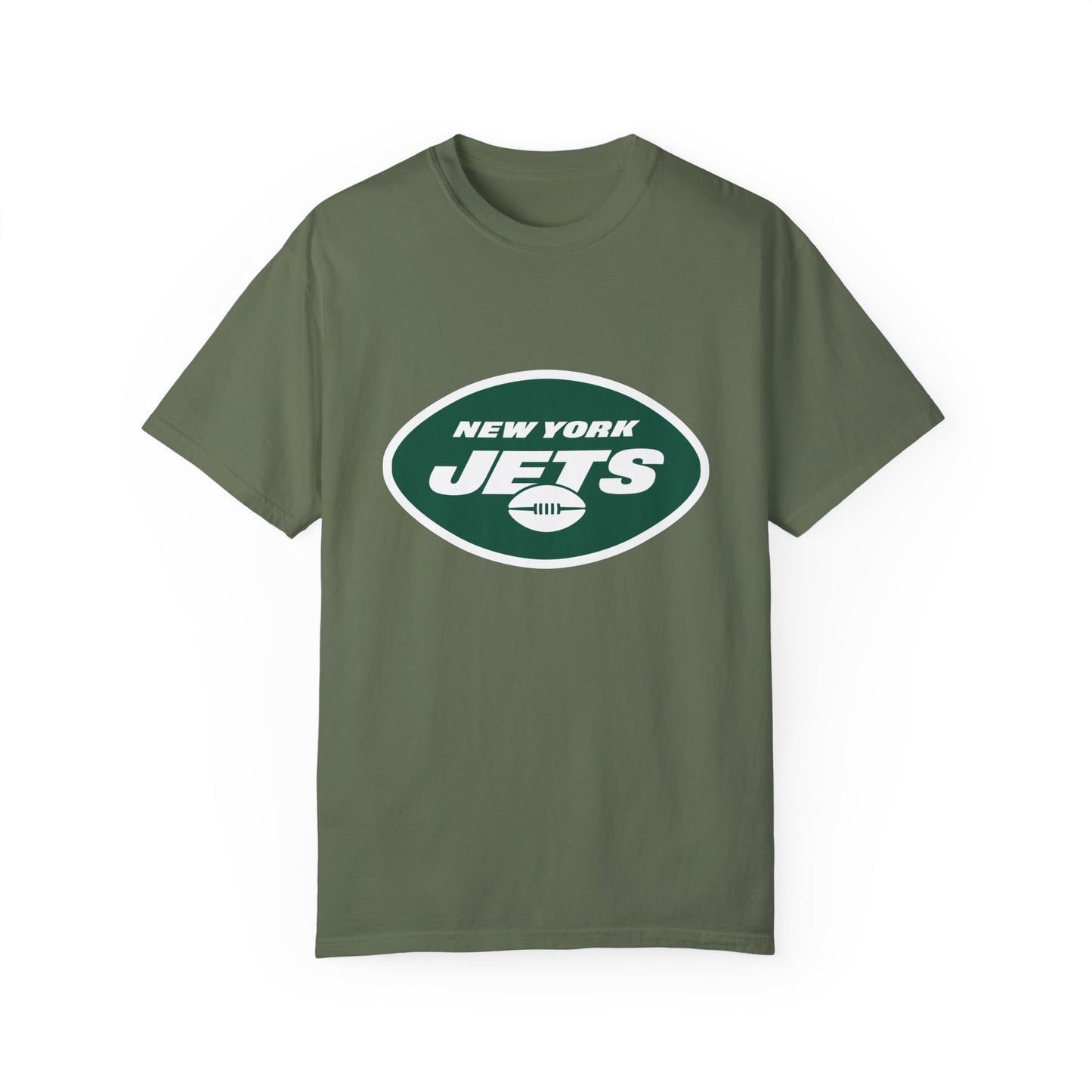 New York Jets Football Merchandise Garment-Dyed T-Shirt – Premium Cotton Tee for Customization